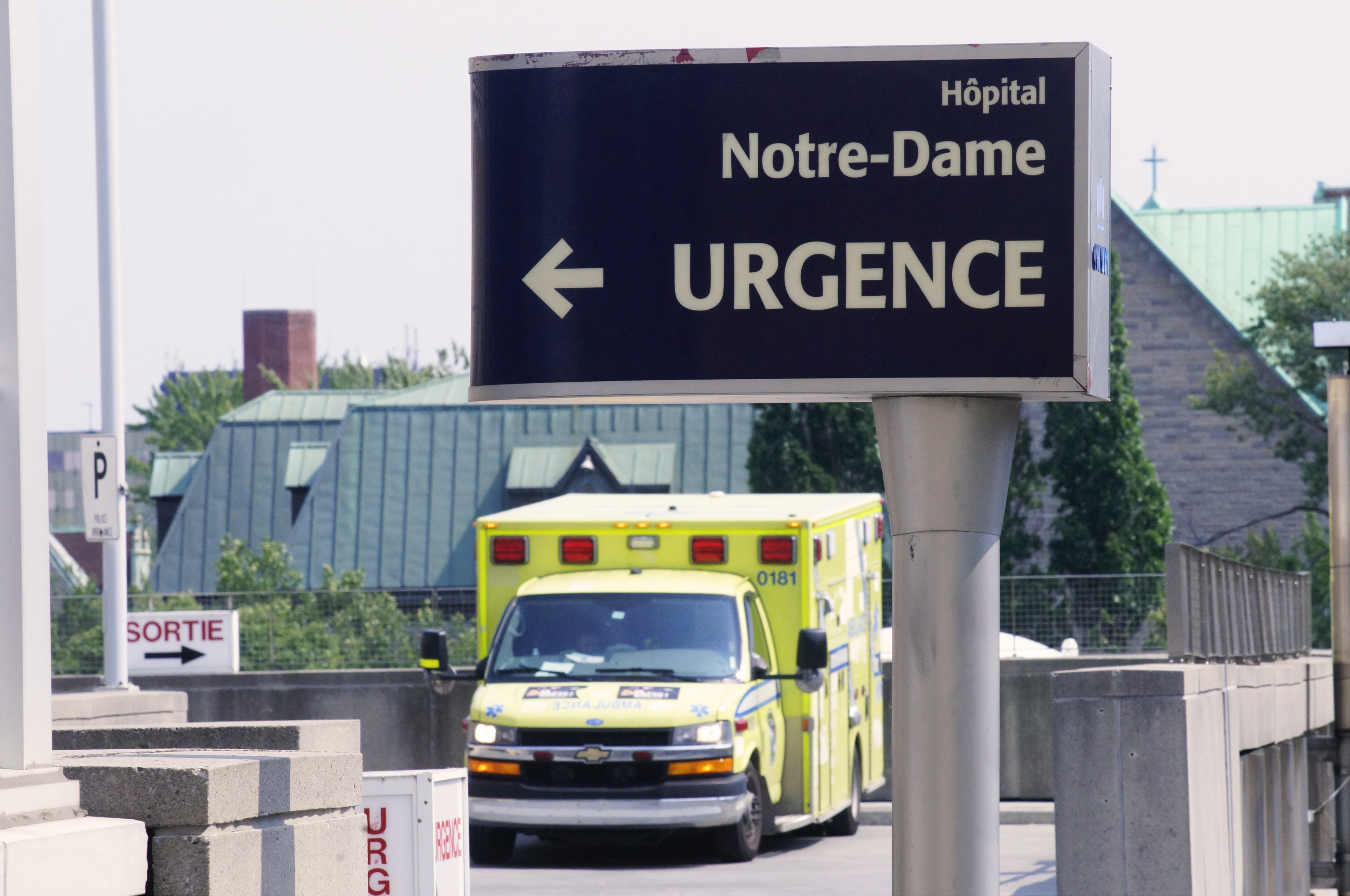 Les urgences de l'hôpital Notre-Dame, à Montréal