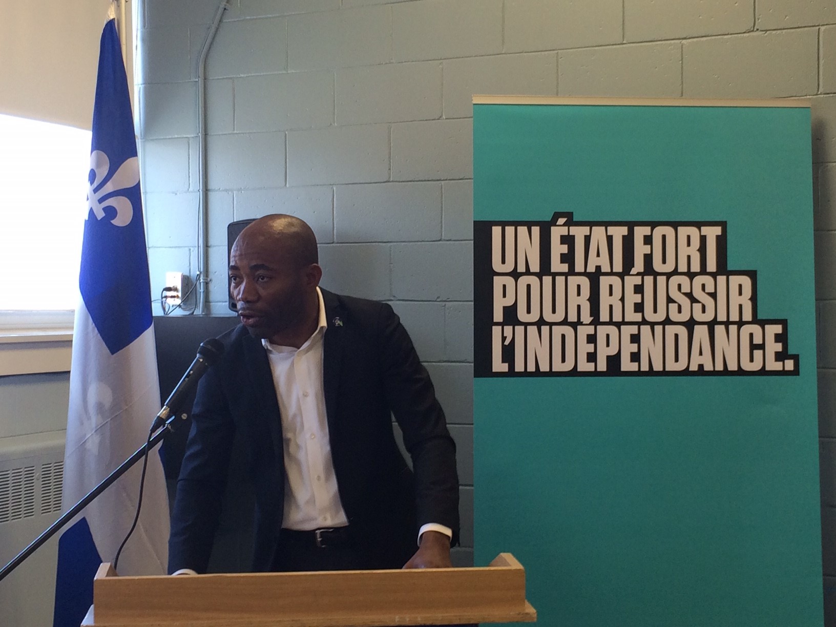 Dieudonné Ella Oyono, président du Parti québécois