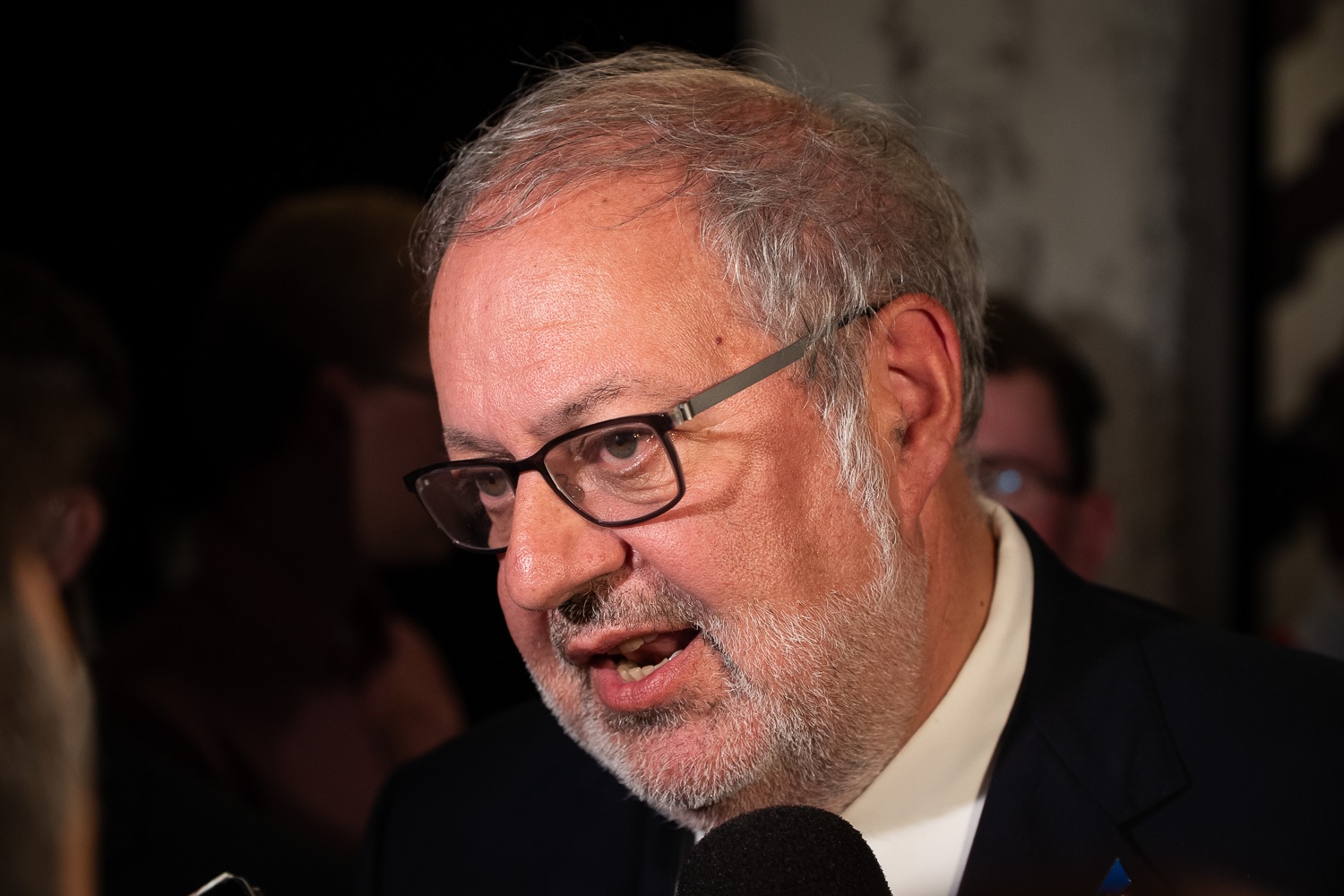 Le chef par intérim du PLQ, Pierre Arcand