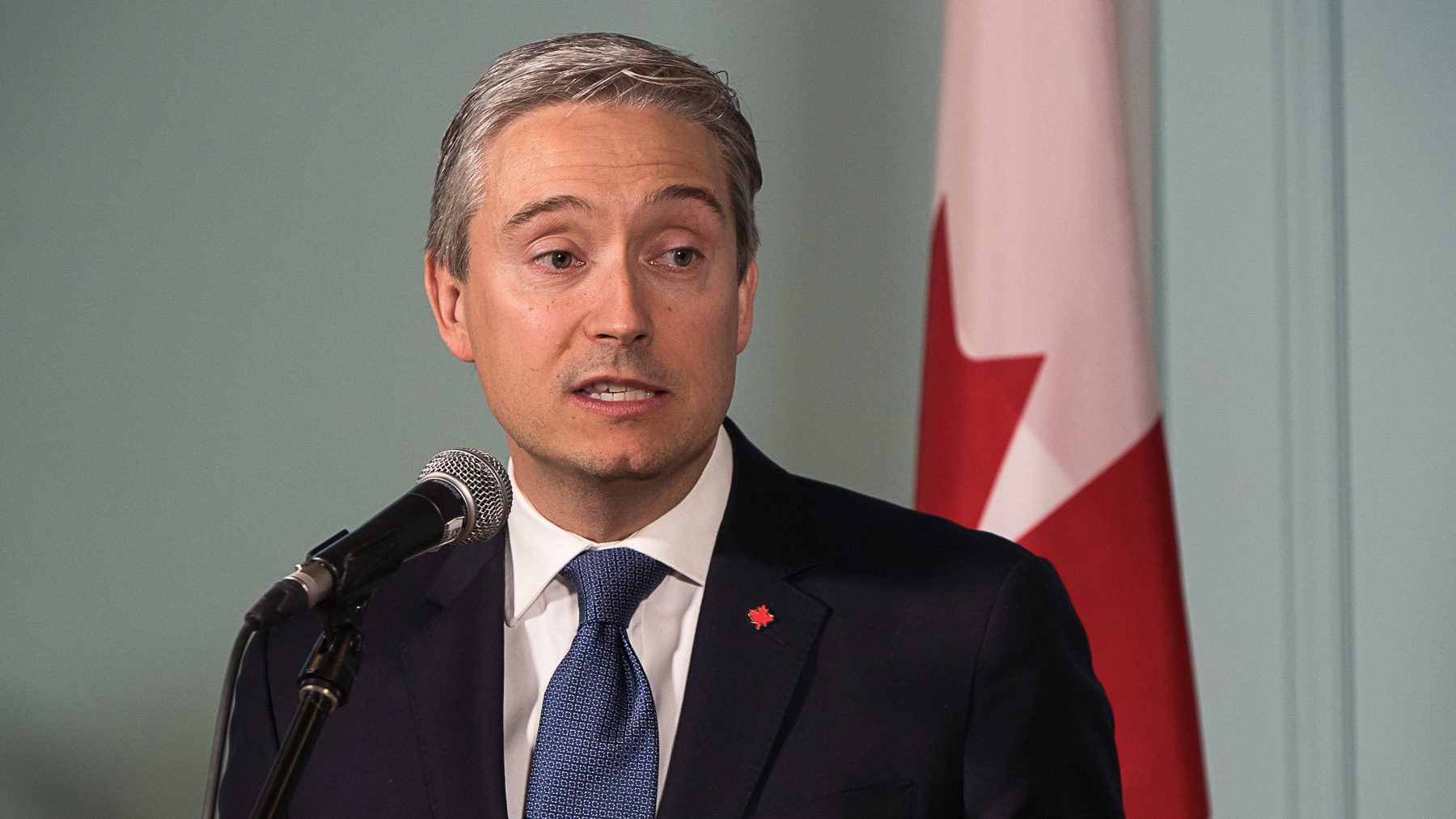 Le ministre des Affaires étrangères, François-Philippe Champagne, exige des compensations pour les victimes du vol 752.