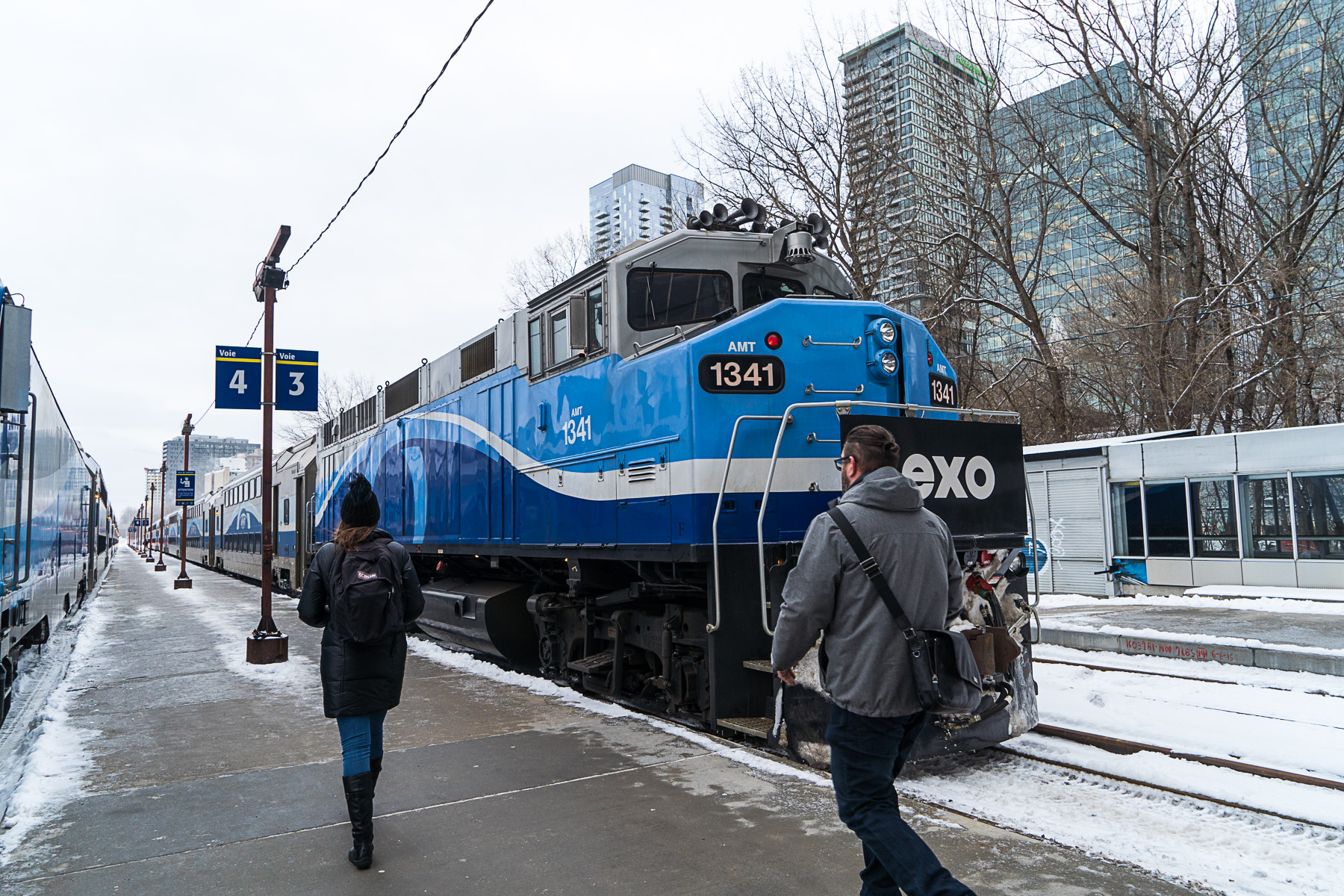 REM train de banlieue exo