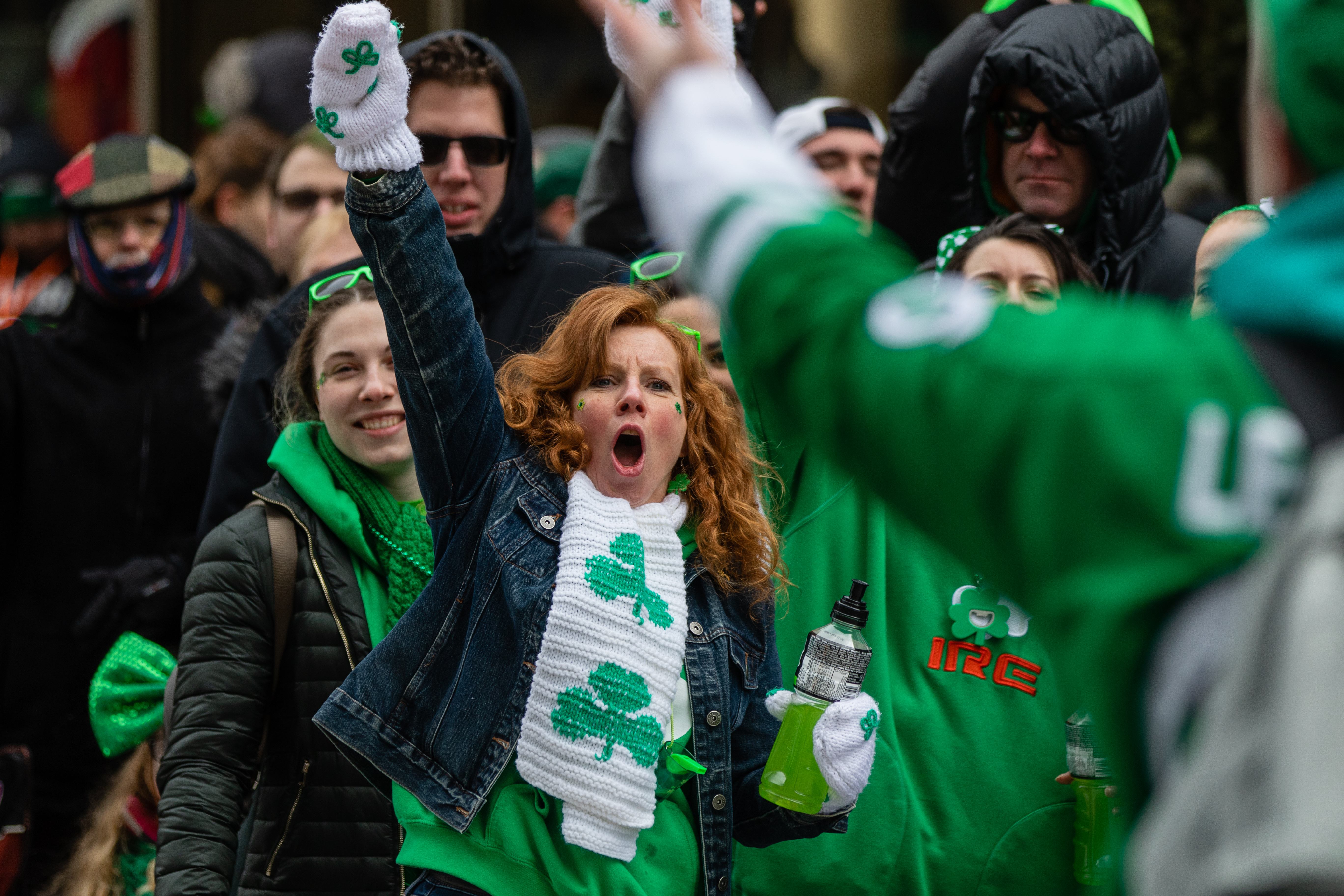 Défilé de la Saint-Patrick à Montréal, le 17 mars 2019.