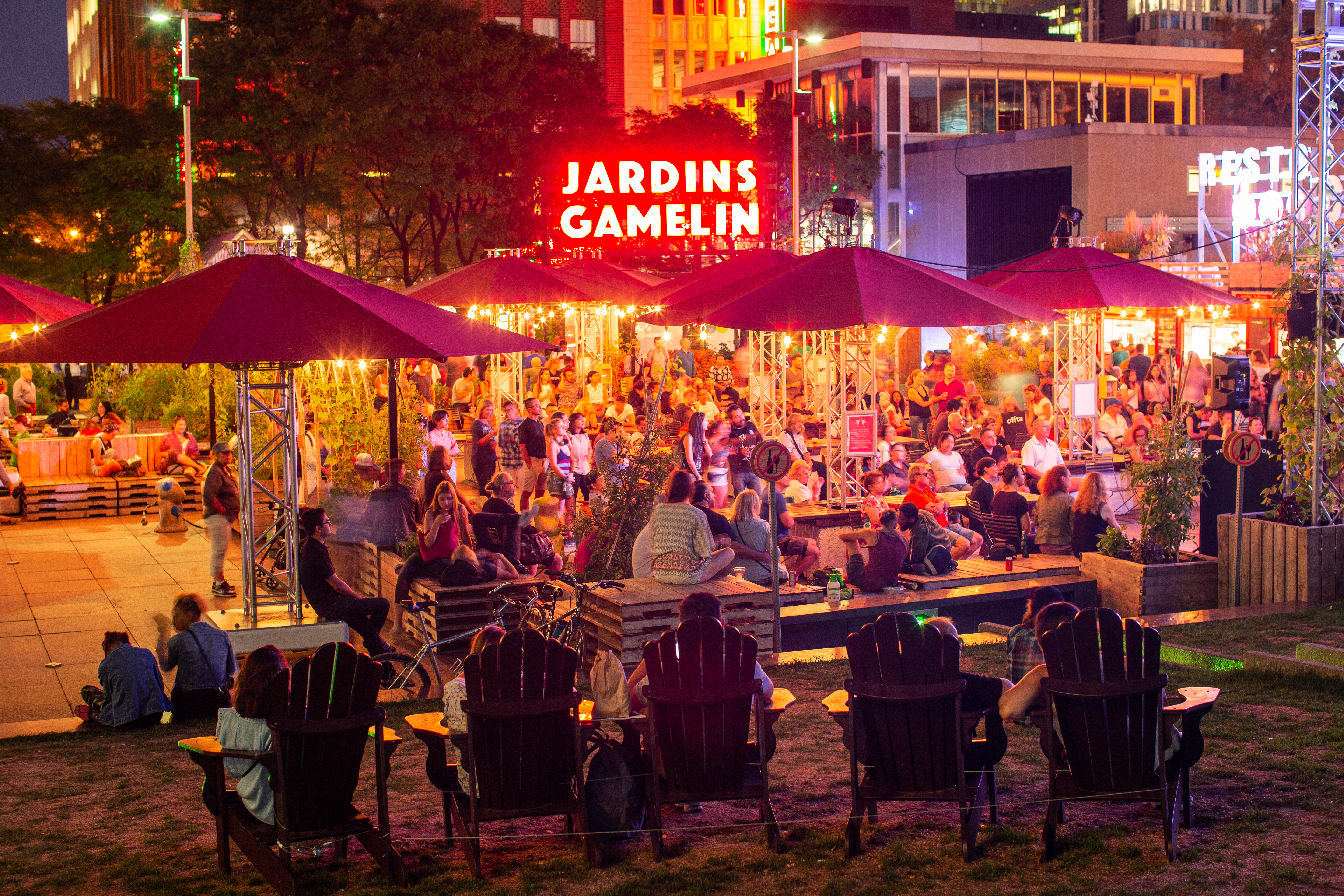 La place Émilie-Gamelin