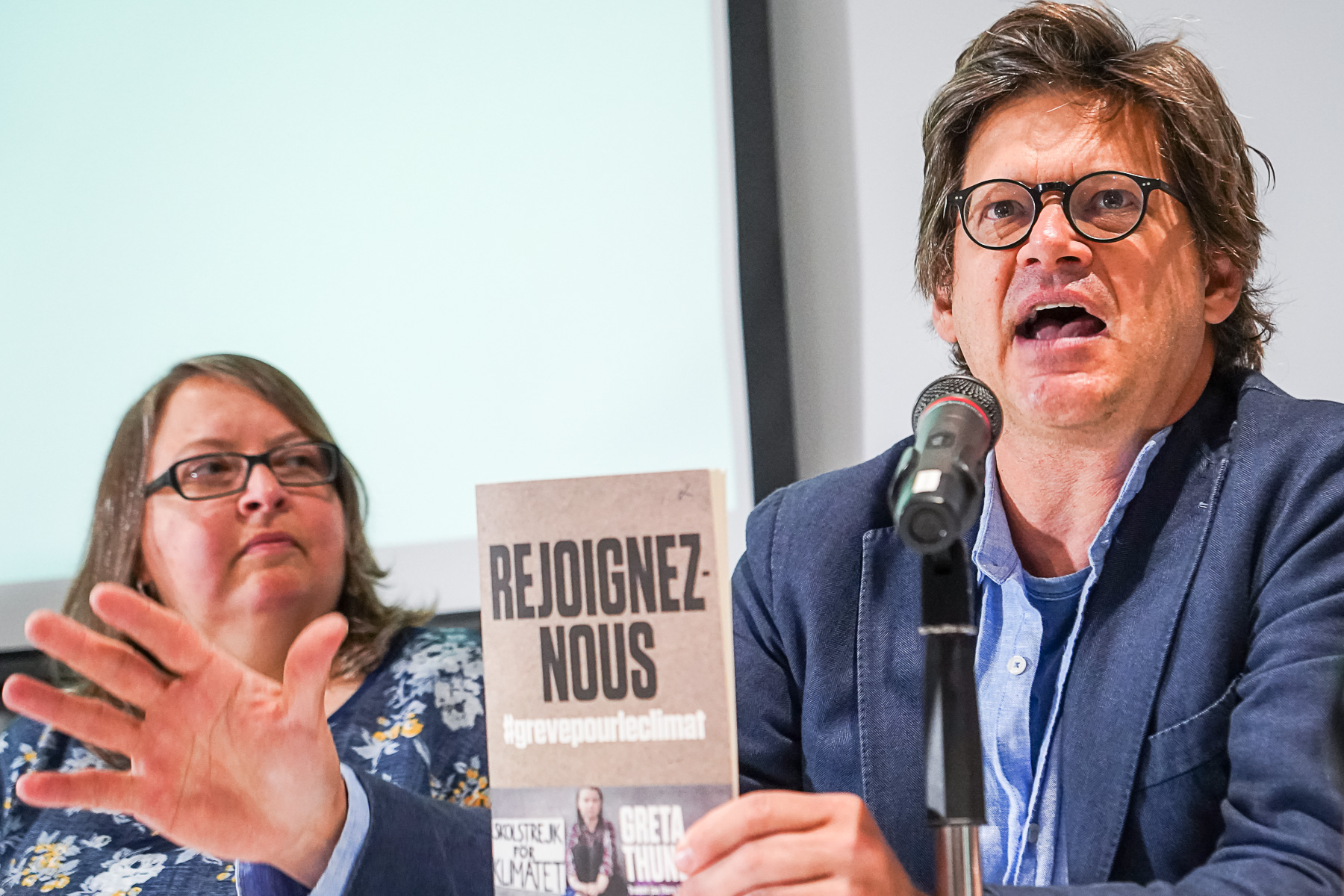 Dominic Champagne, à droite