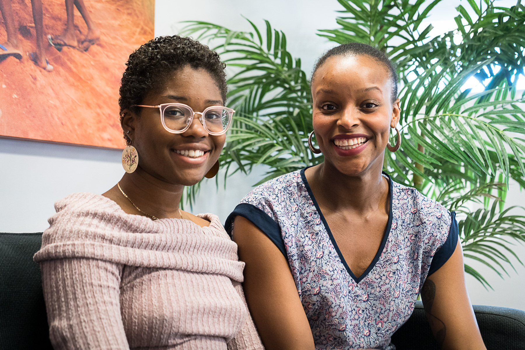 Marina Mathieu et Stella Lemaine, deux cinéastes qui présenteront leurs oeuvres au festival international du film black de Montréal.