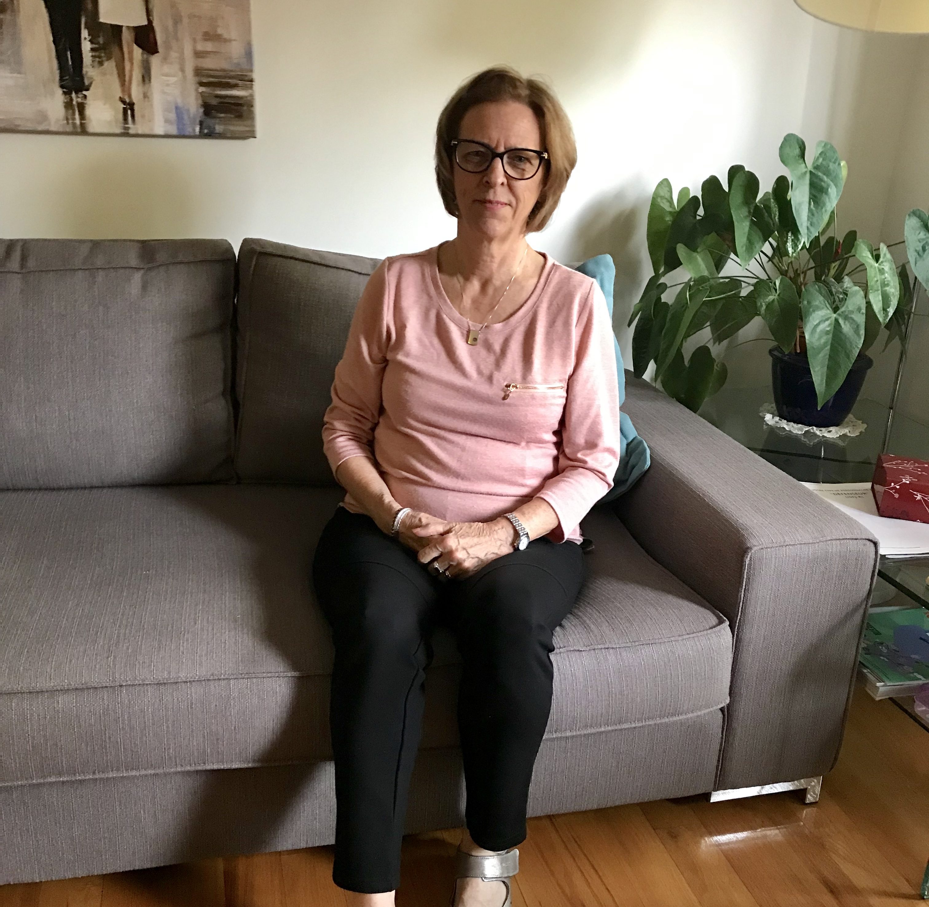 Claudette Forget Laberge témoigne de son expérience pendant la pandémie étant une proche aindate.