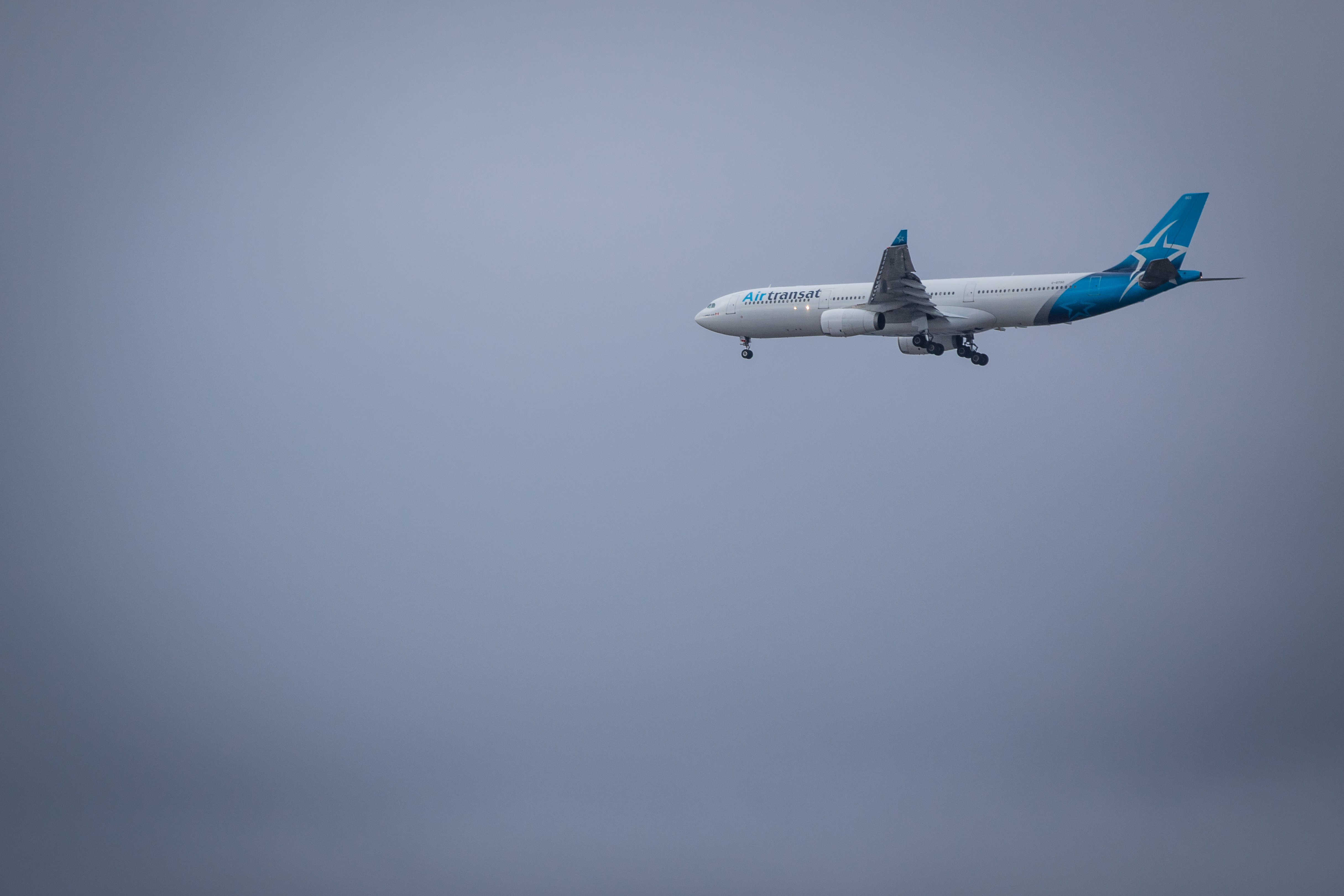 Un avion d'Air Transat