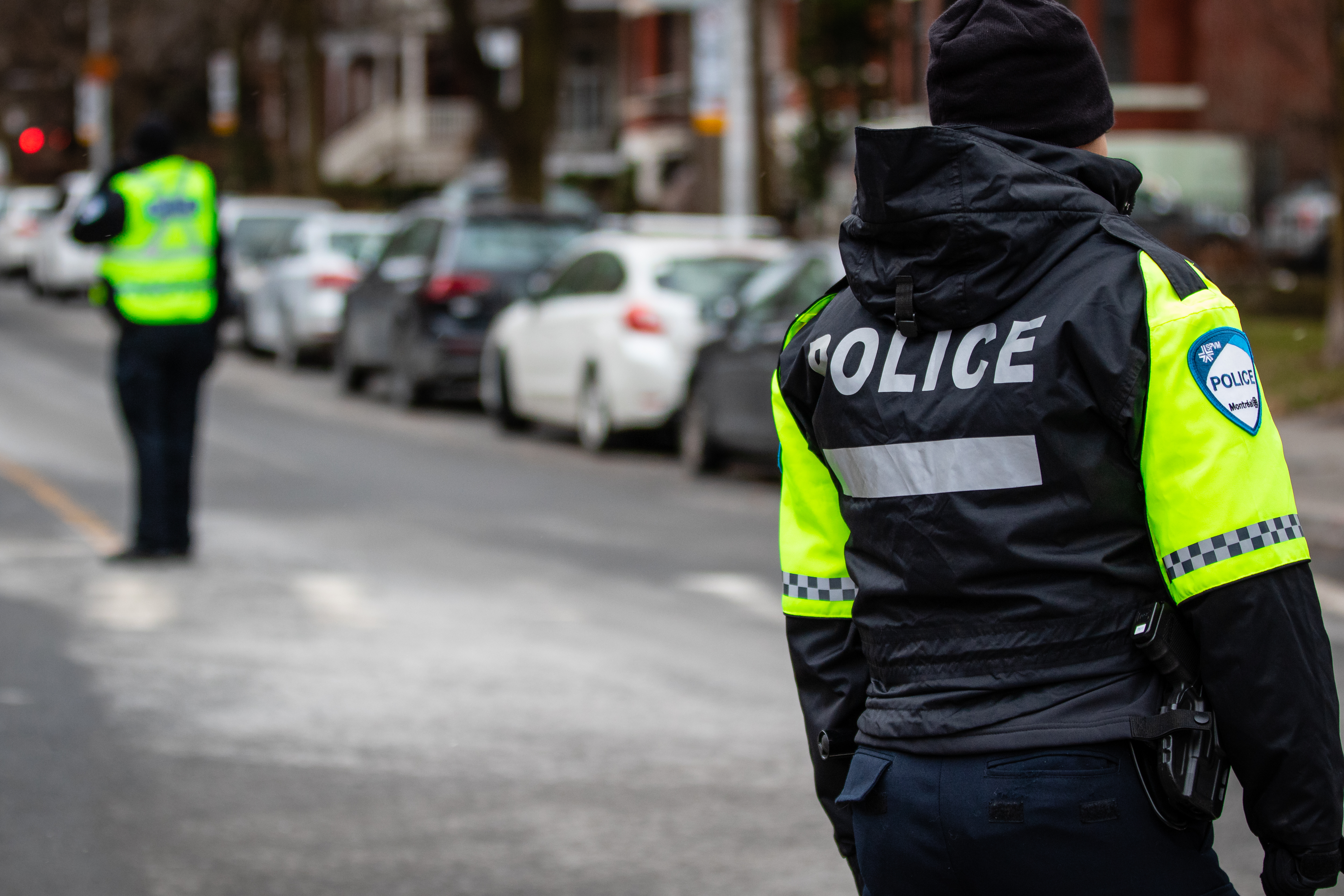 Un agent du Service de police de la Ville de Montréal (SPVM).