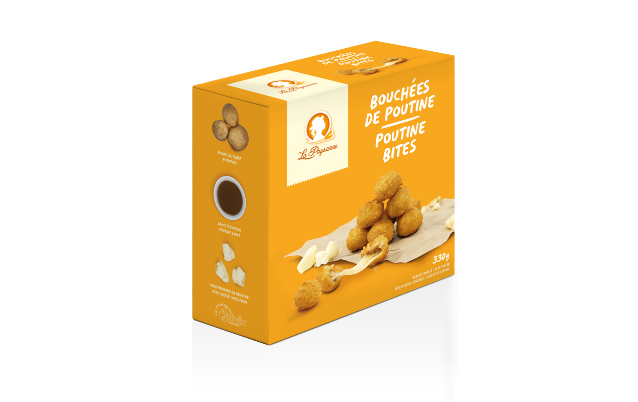 bouchées de poutine