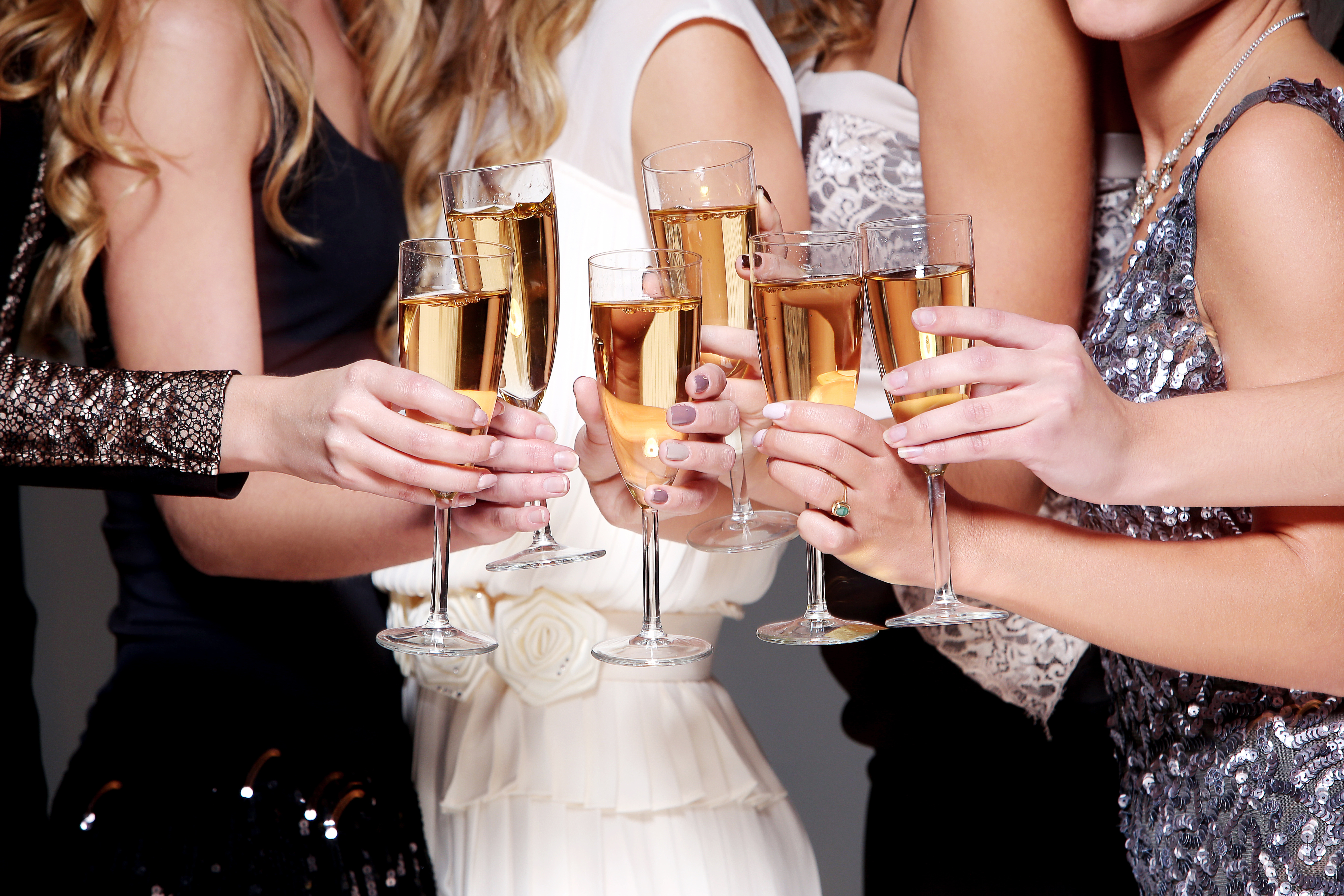 Verres de champagne
