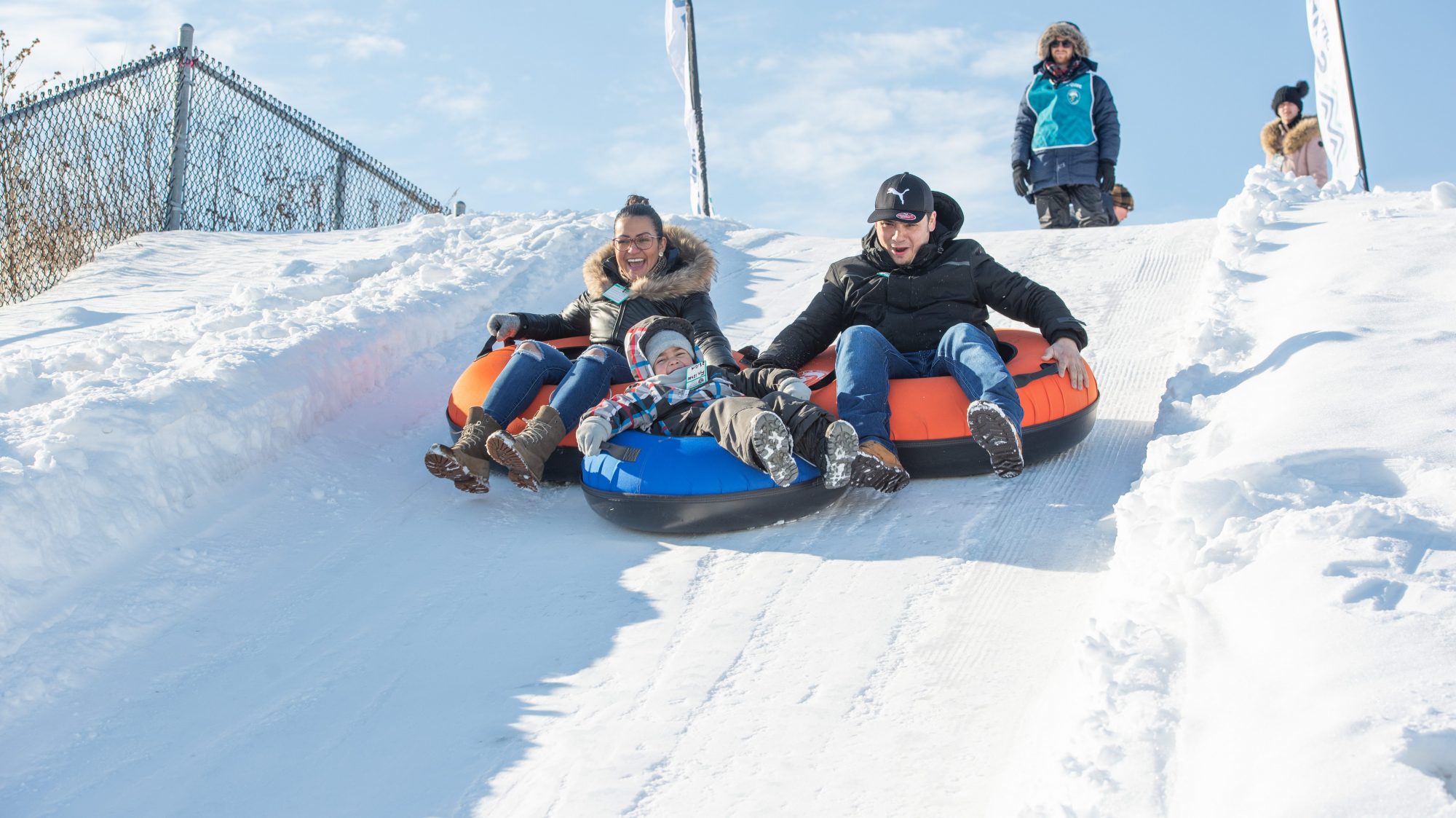 La Pente neige est une station de ski urbaine.