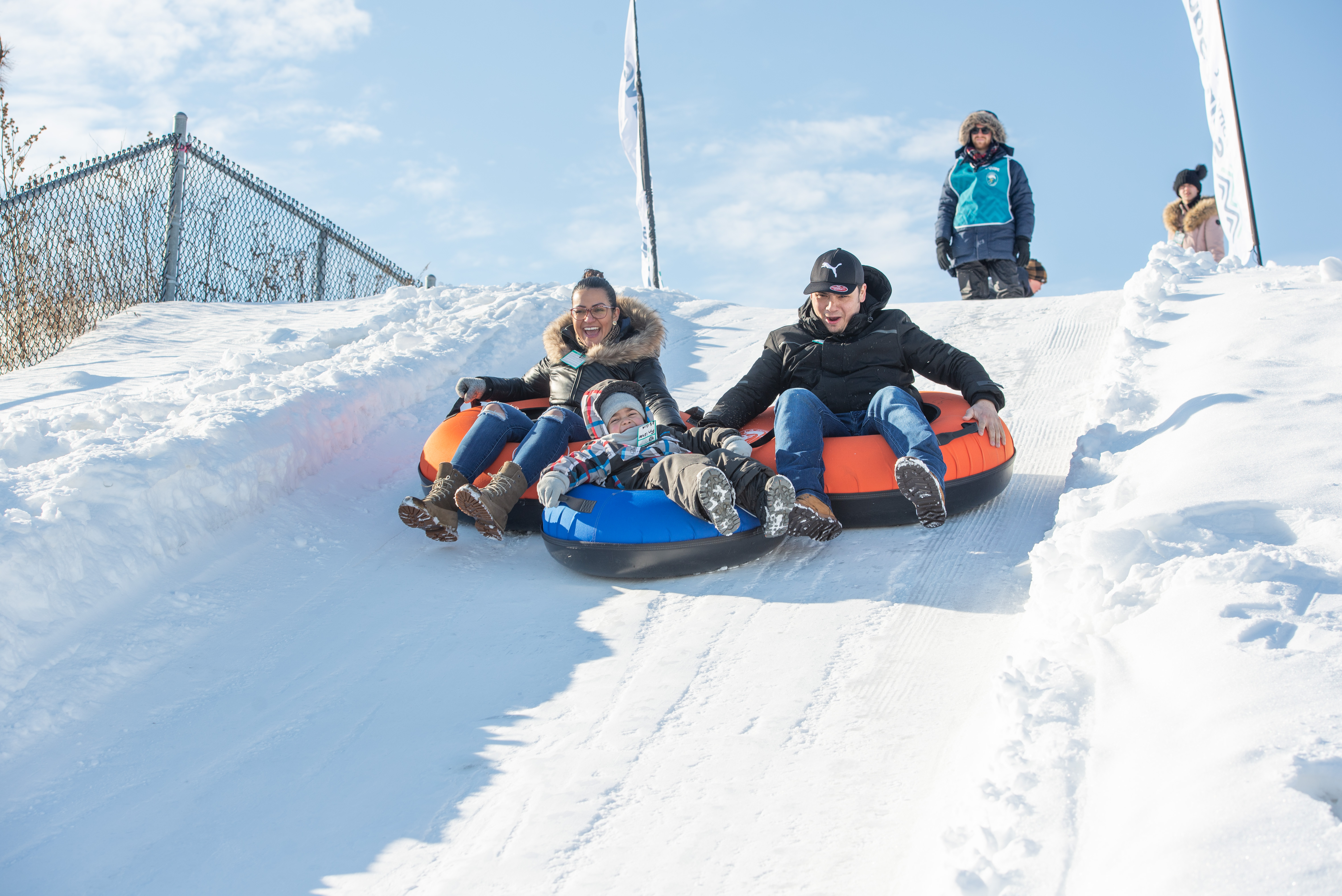 La Pente neige est une station de ski urbaine.