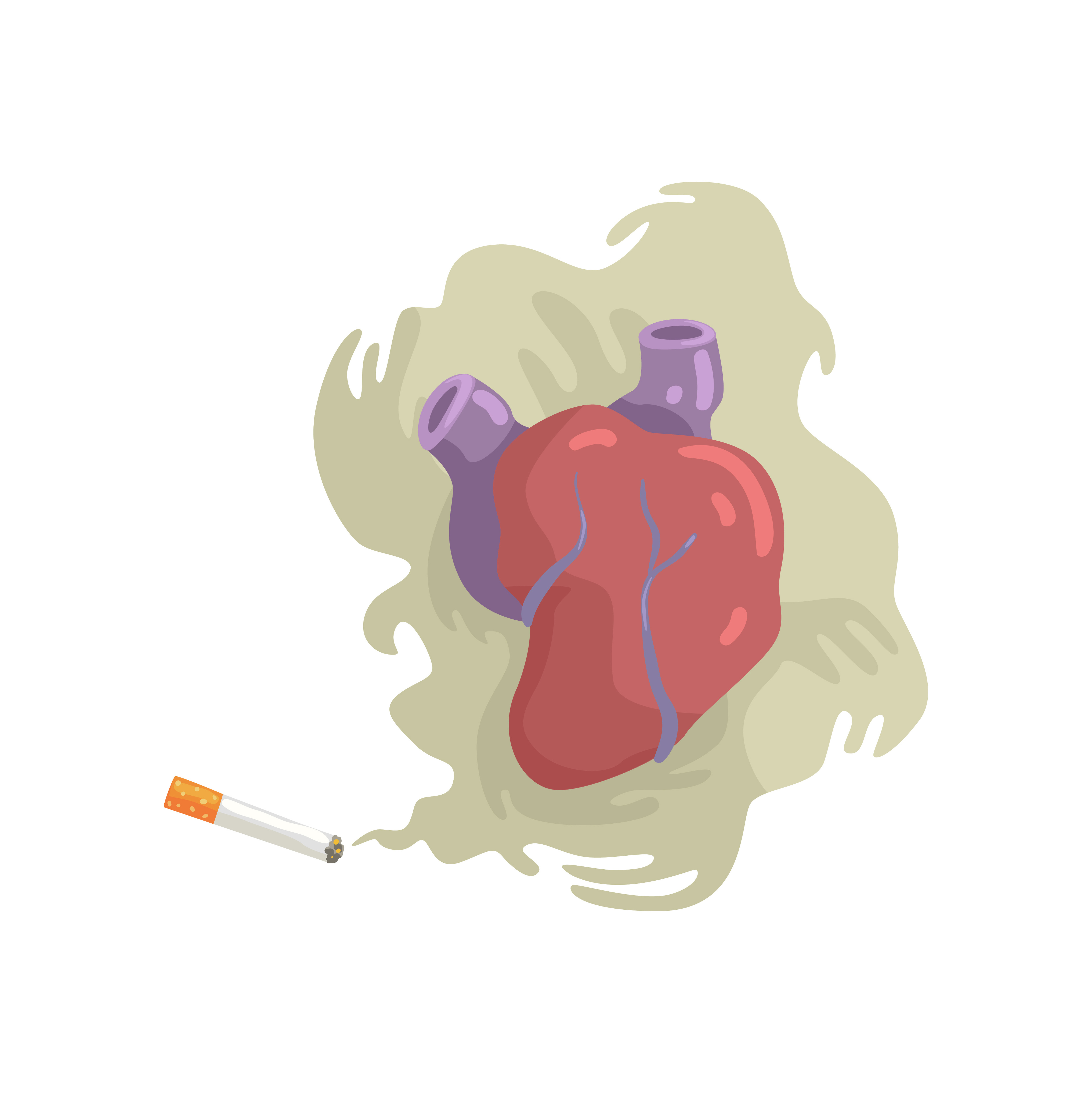 Coeur enfumé