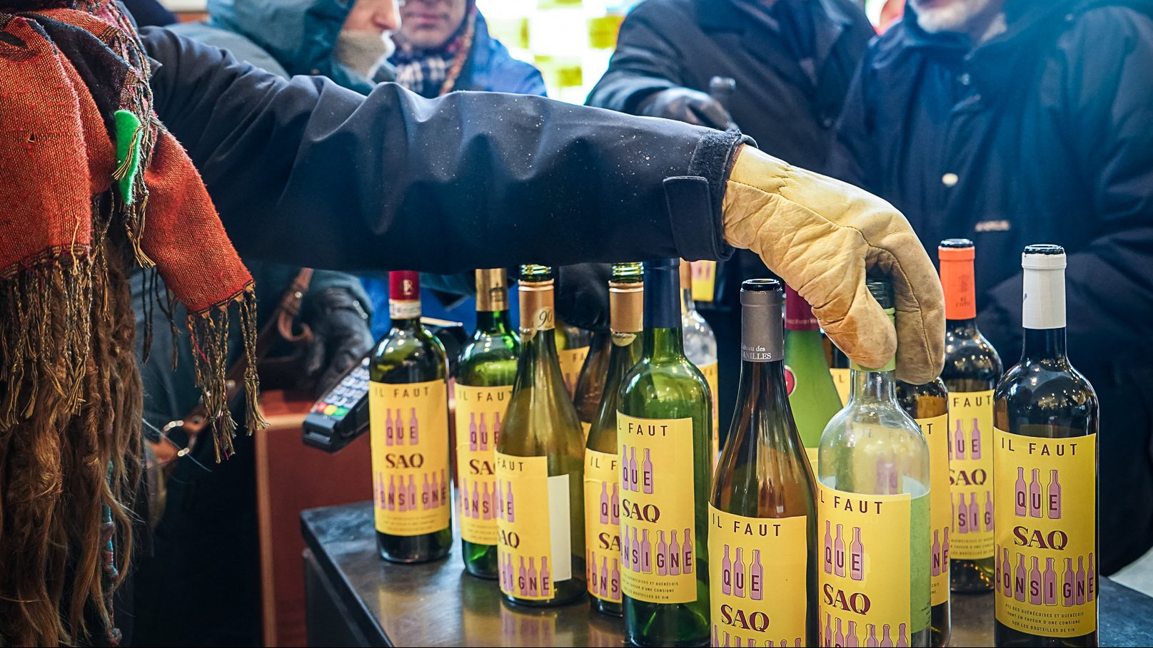 Bouteilles de vin vide. Consigne et recyclage pour bientôt