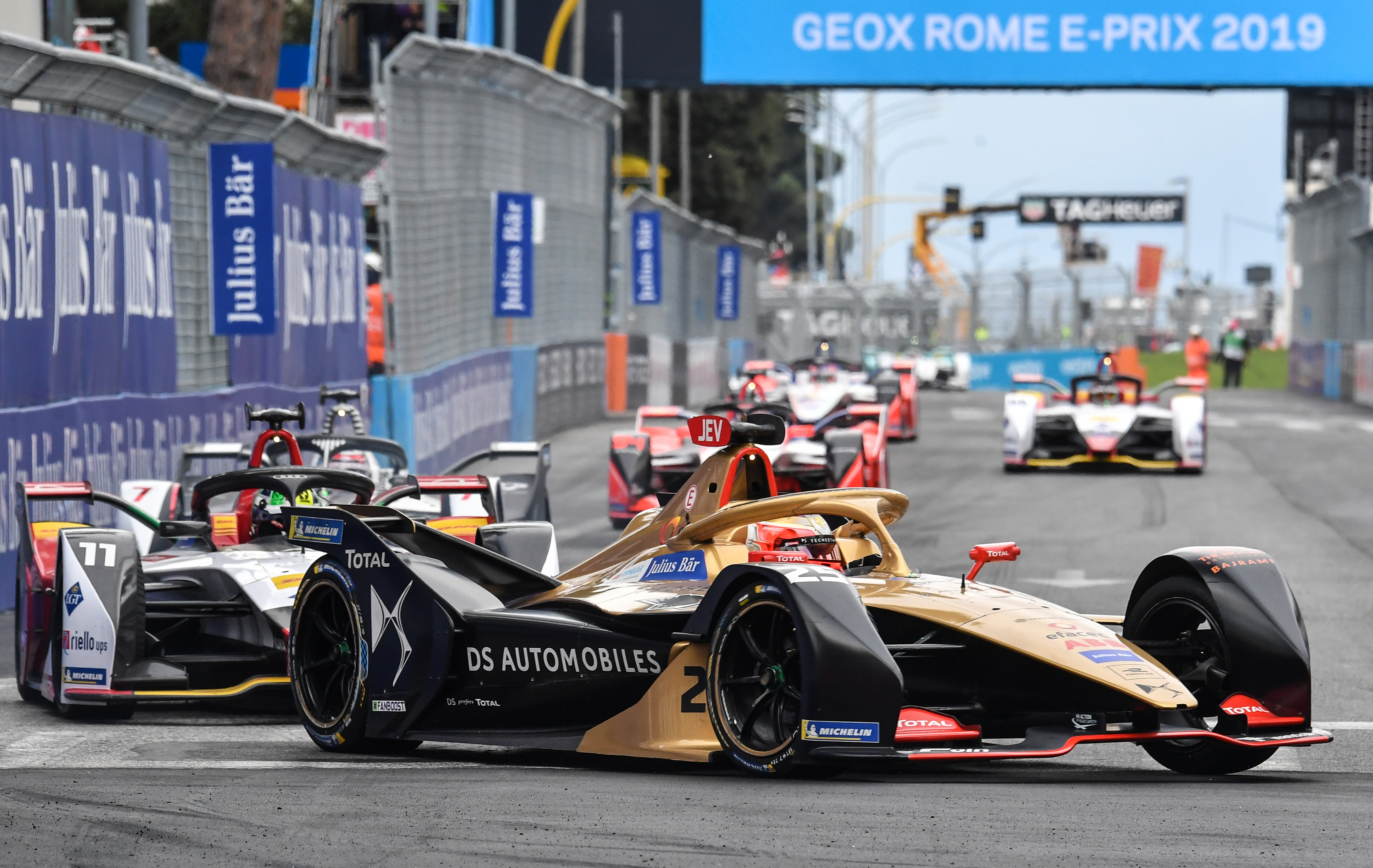 Le Grand Prix de Formule E à Rome le 13 avril 2019.