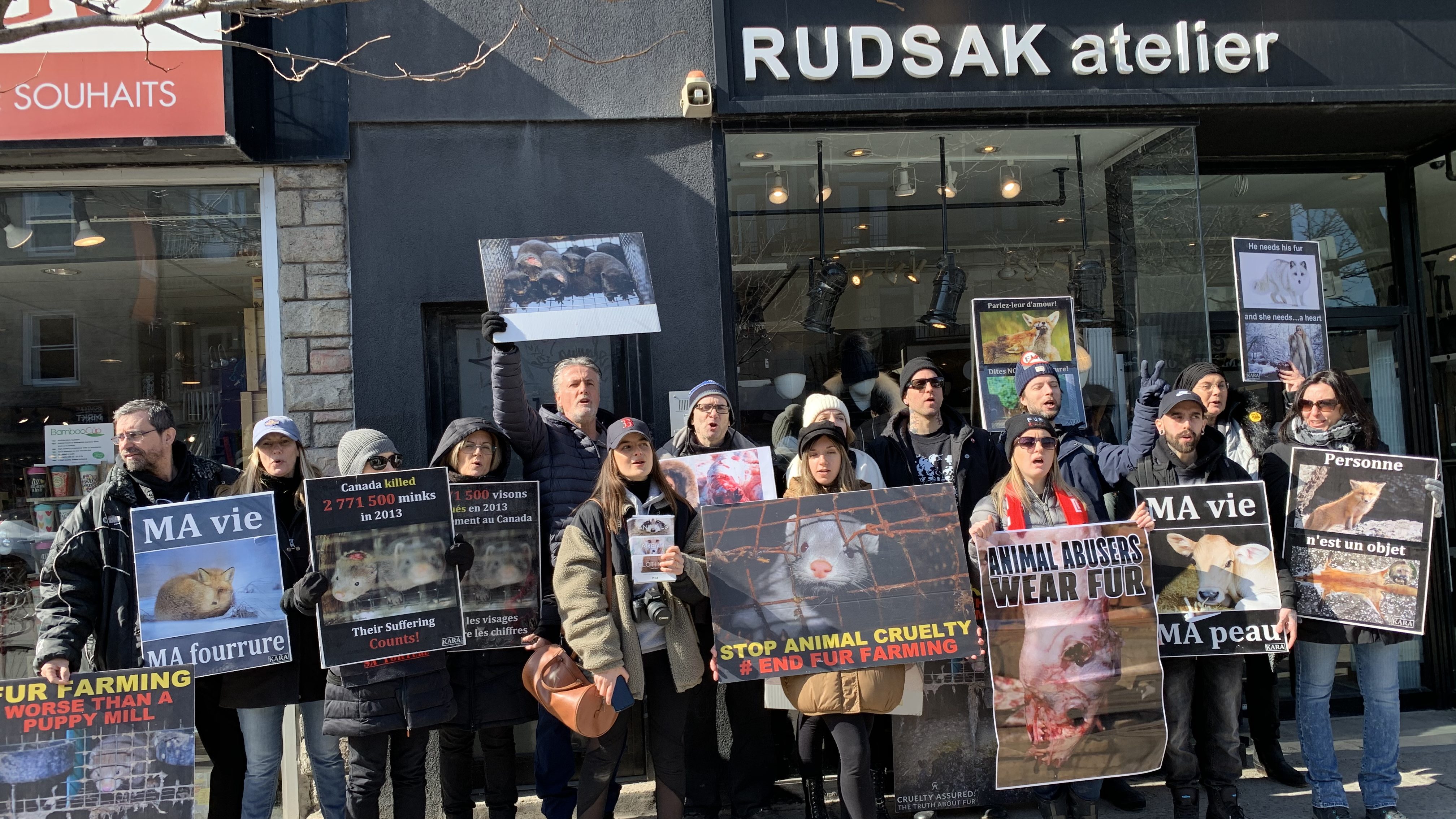 Rudsak protestataires