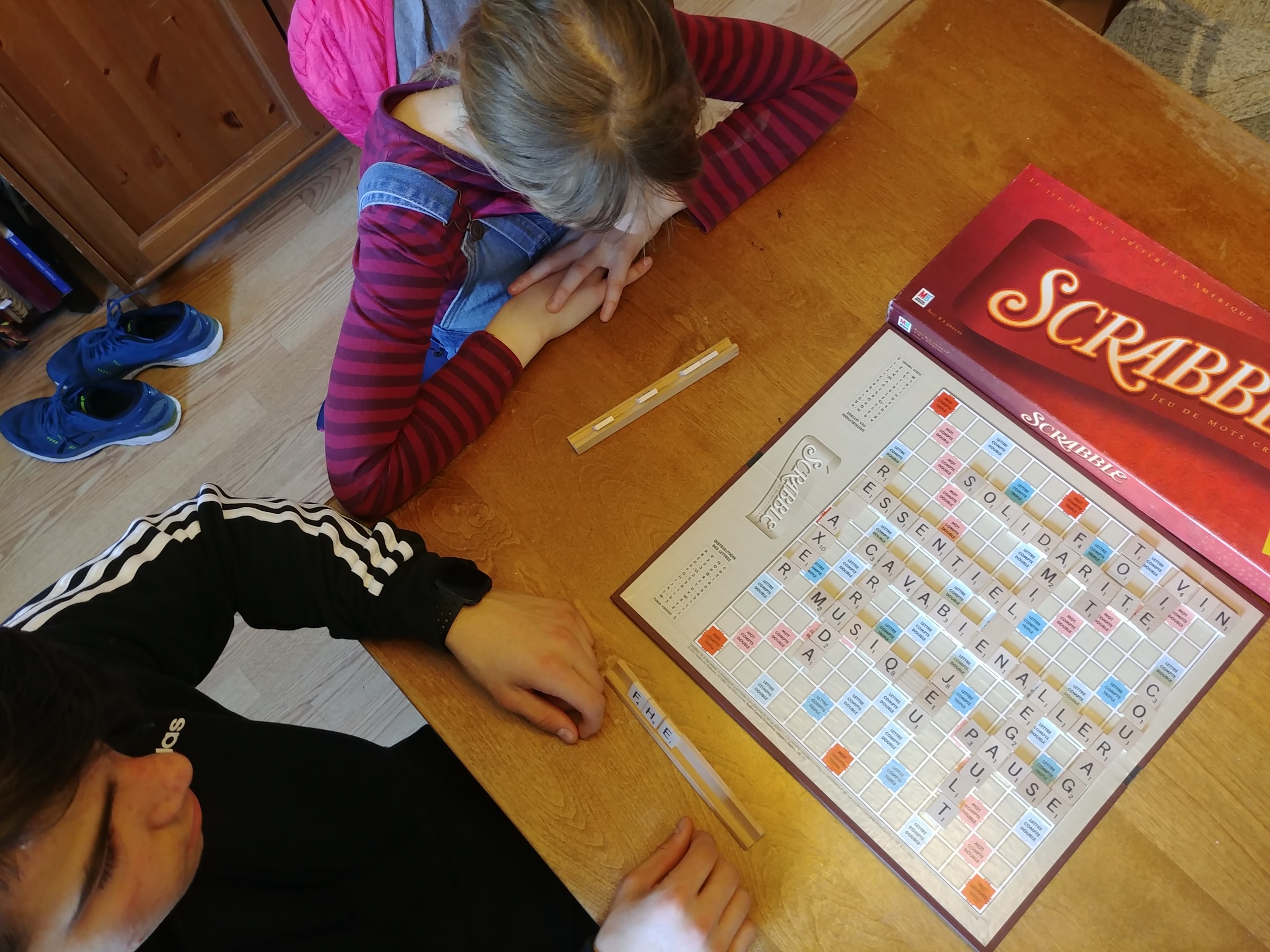 Durant le confinement, une routine chez les Richard-Bilodeau.