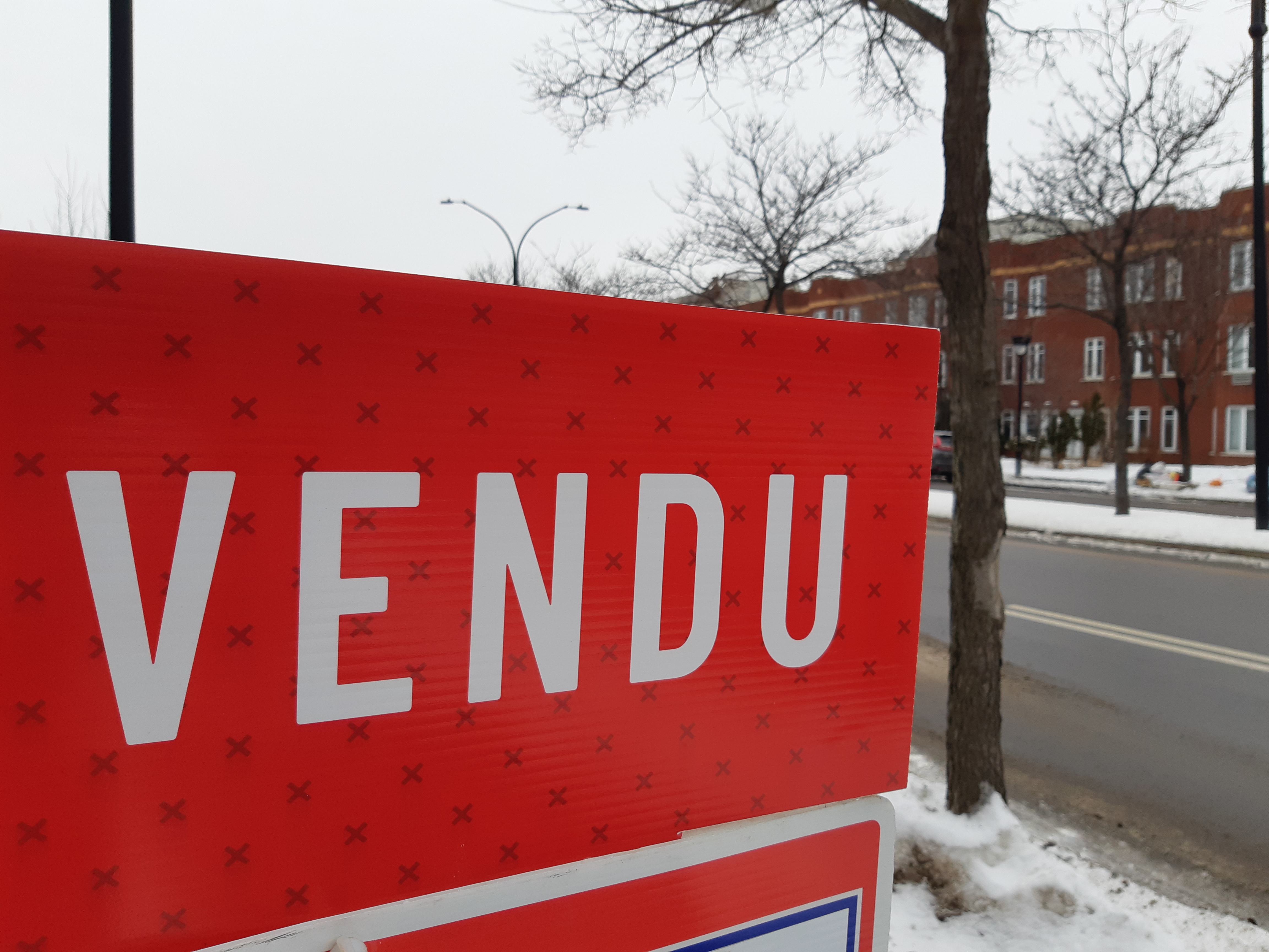 Pancarte immobilière vendu