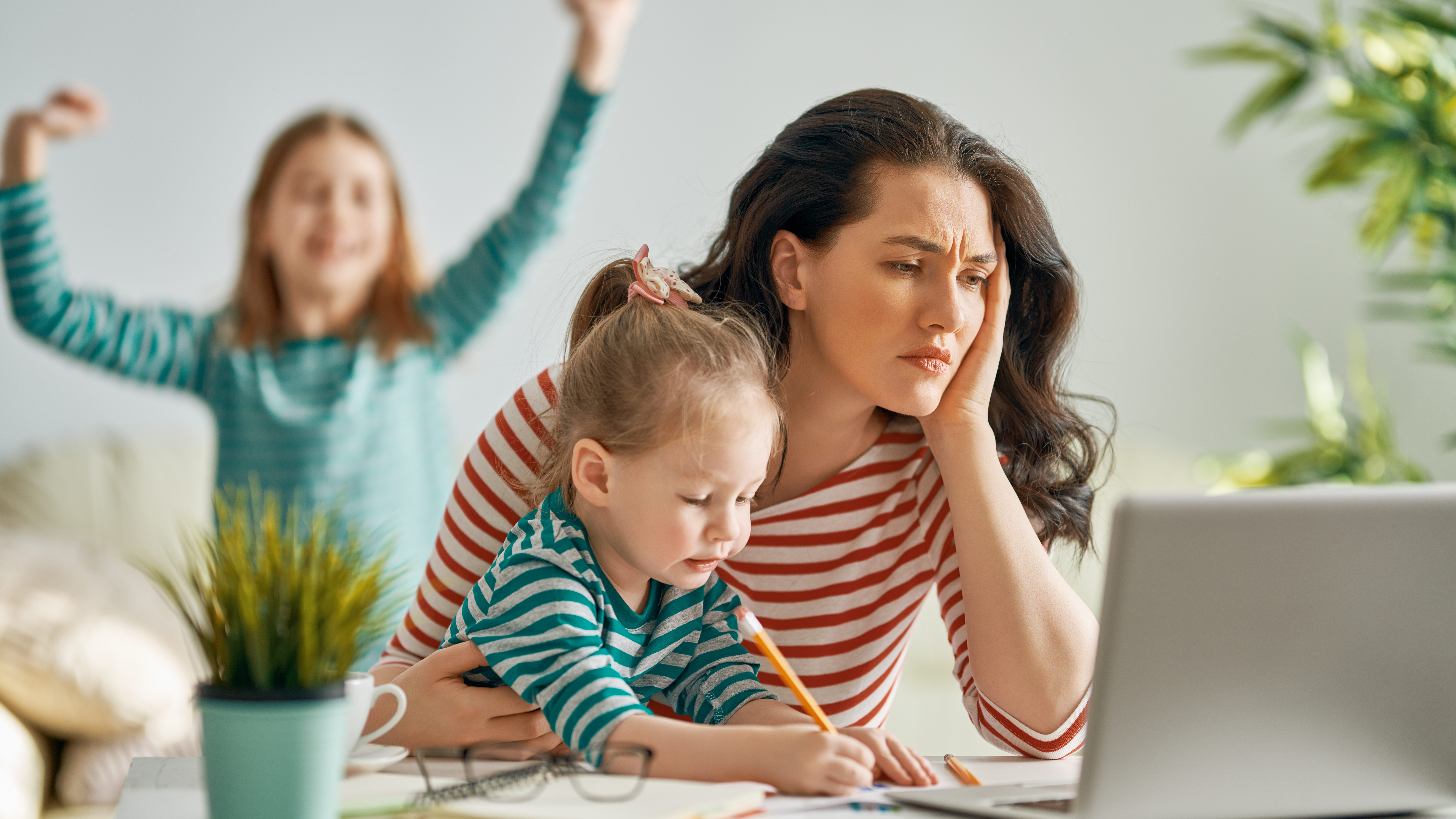 Enfants et télétravail