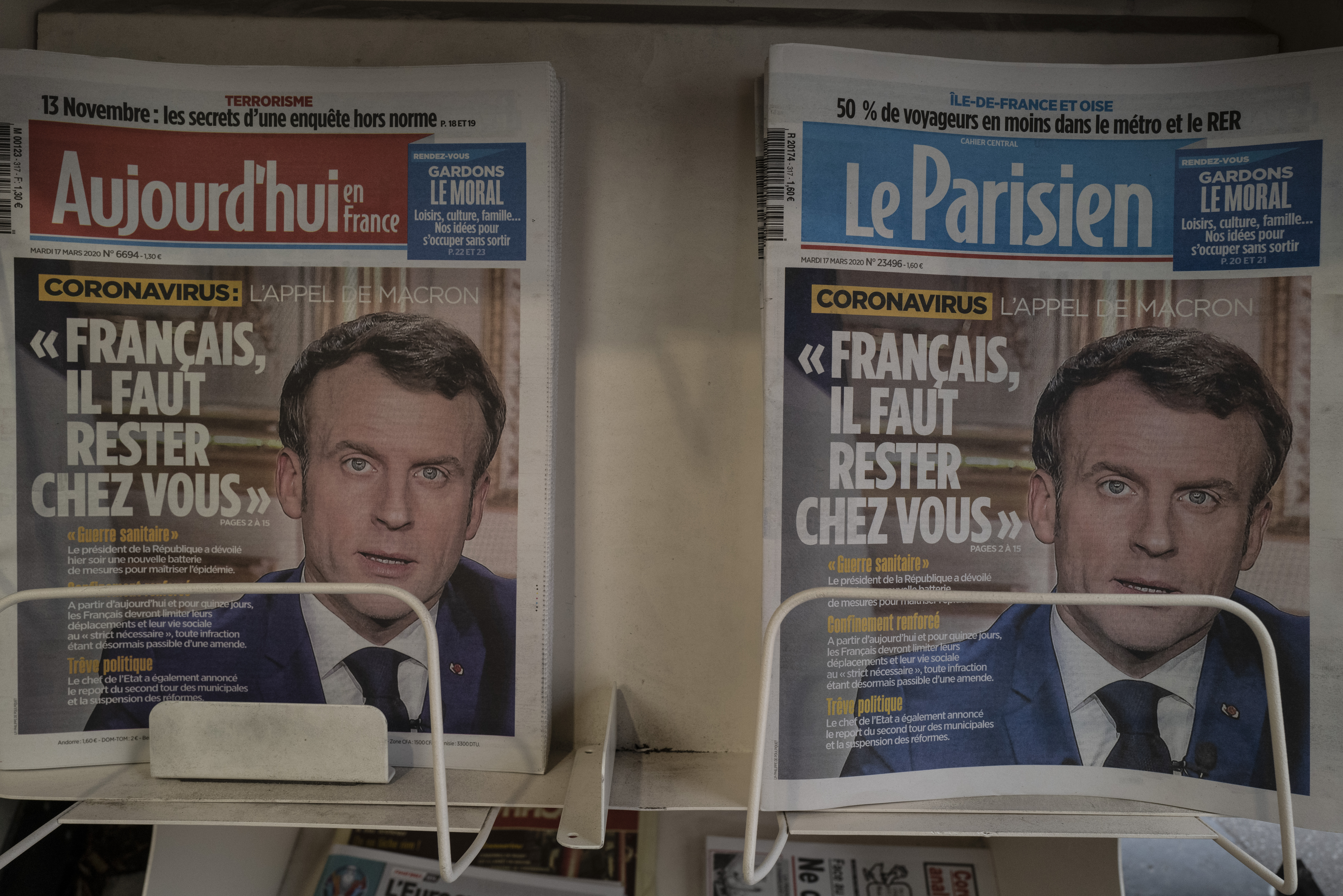 Macron confinement