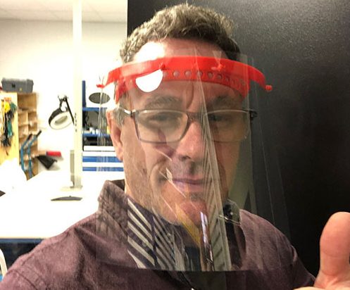 Paul-Ernest Grenier a conçu un écran facial