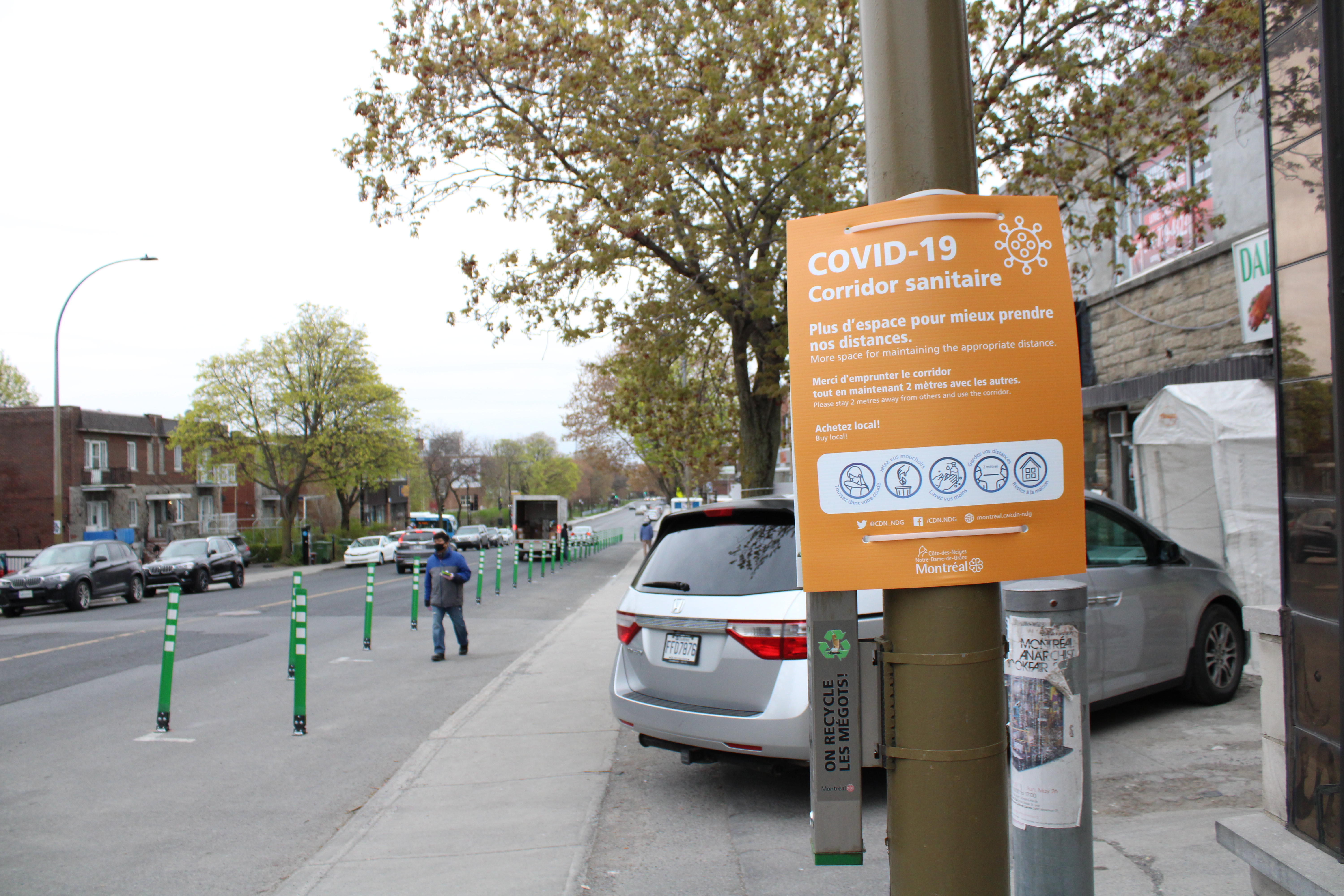 corridor sanitaire Van Horne CDN