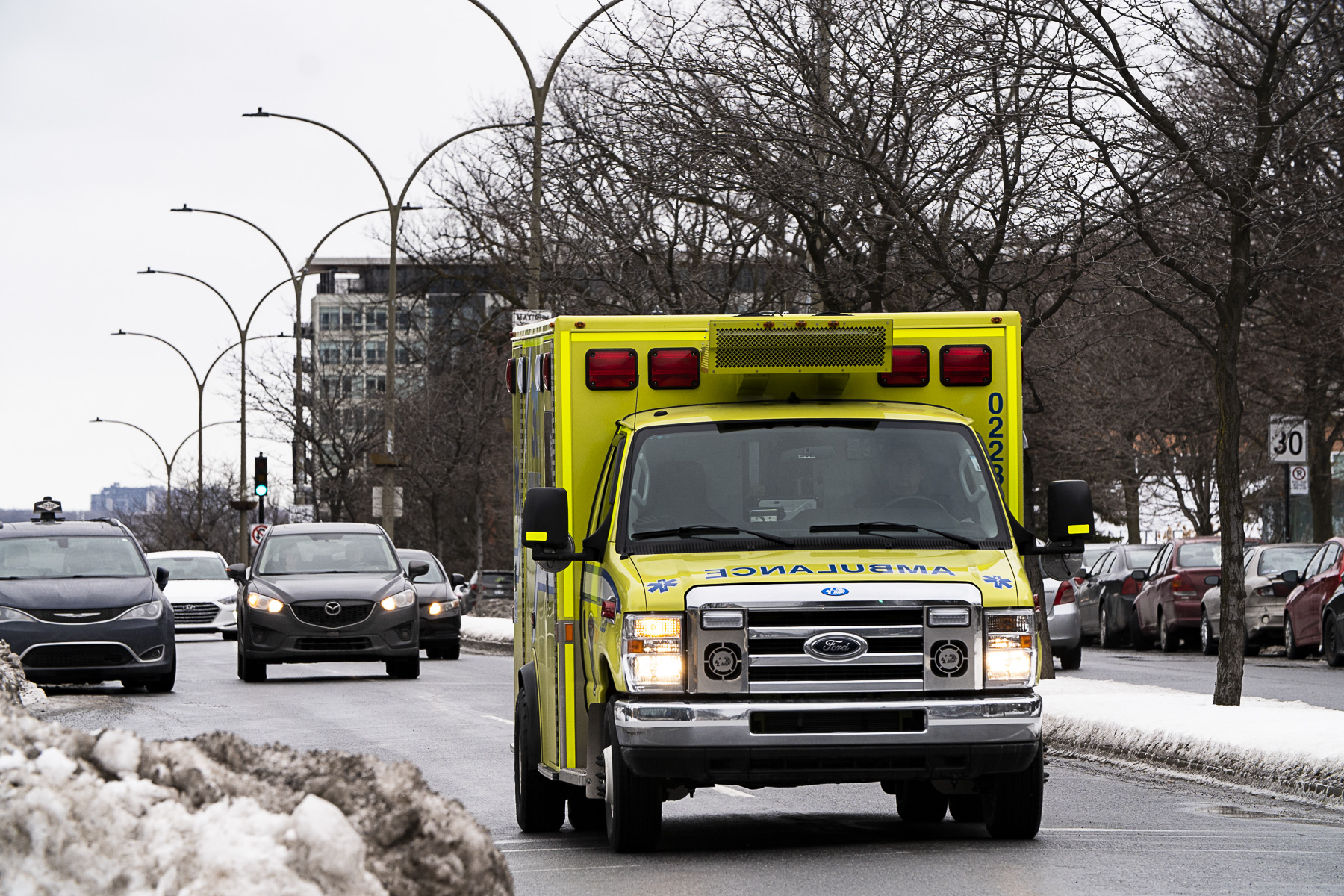 Une ambulance