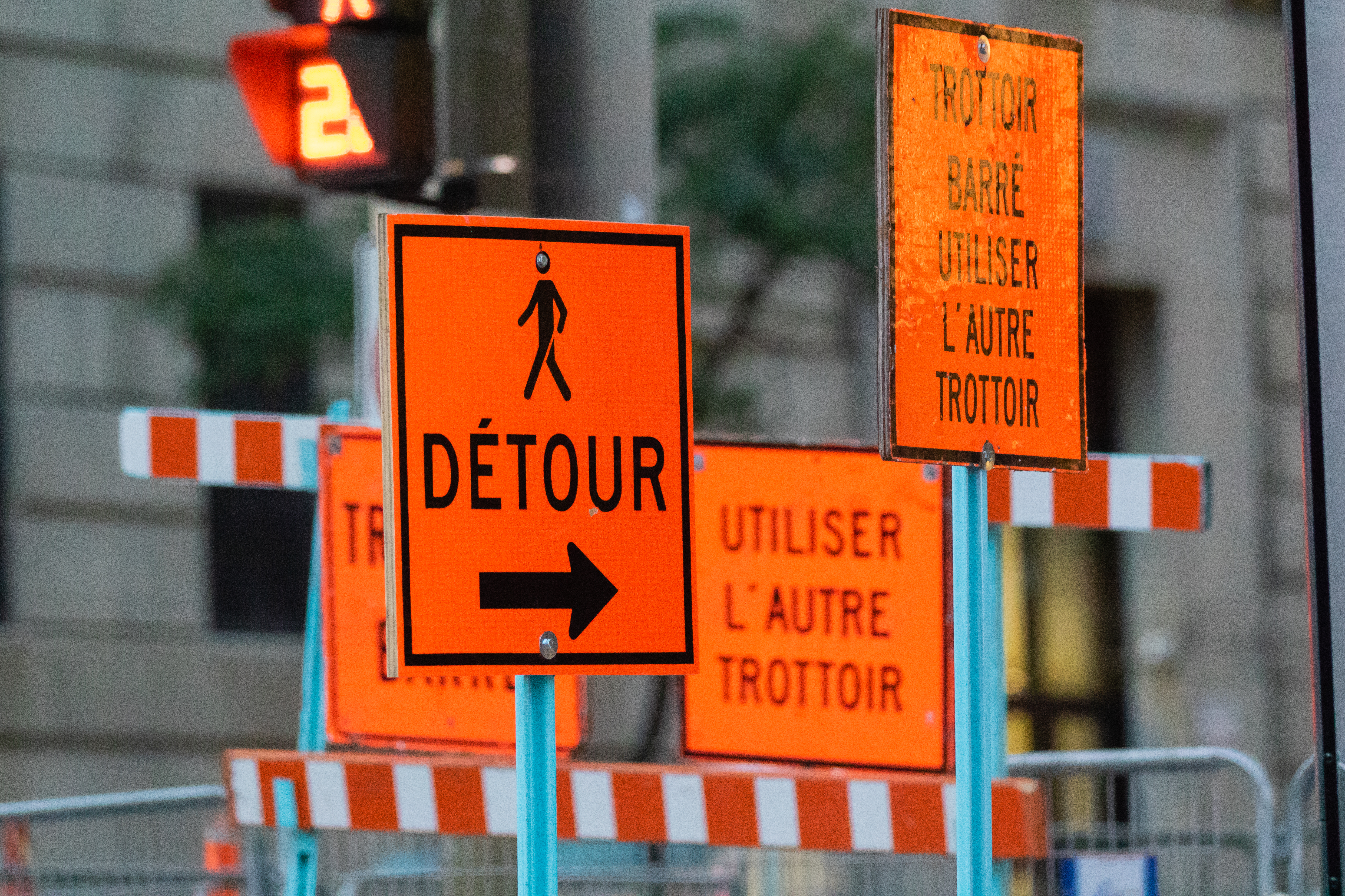 Pancartes de chantiers
