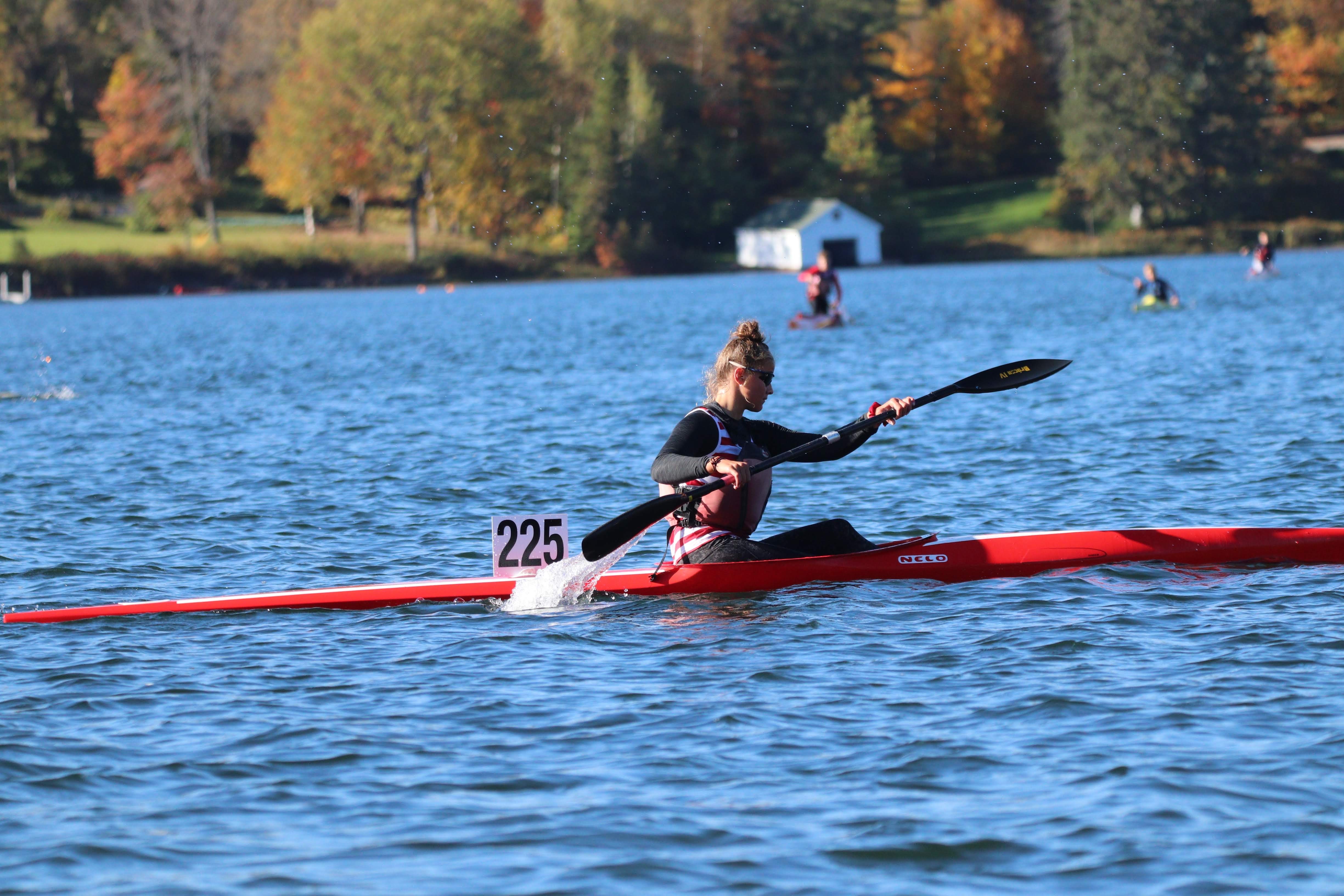 L’athlète de canoë-kayak de vitesse Charlotte Brais.