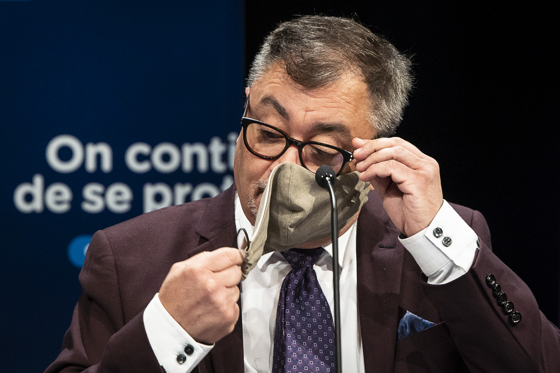 Le directeur national de santé publique, Dr Horacio Arruda