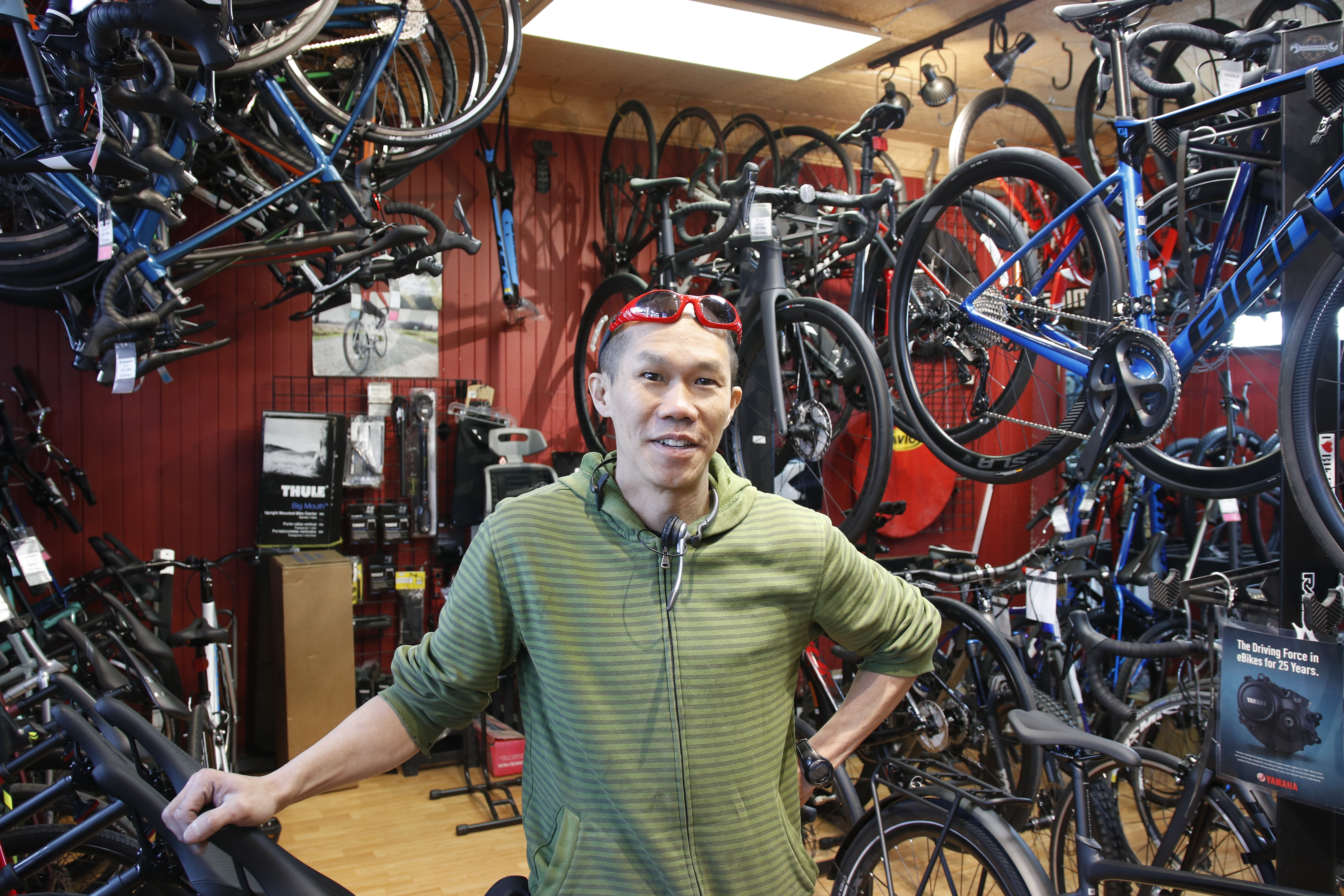 Howard Lee est propriétaire de Cycles Saint-Laurent depuis plus de 20 ans.