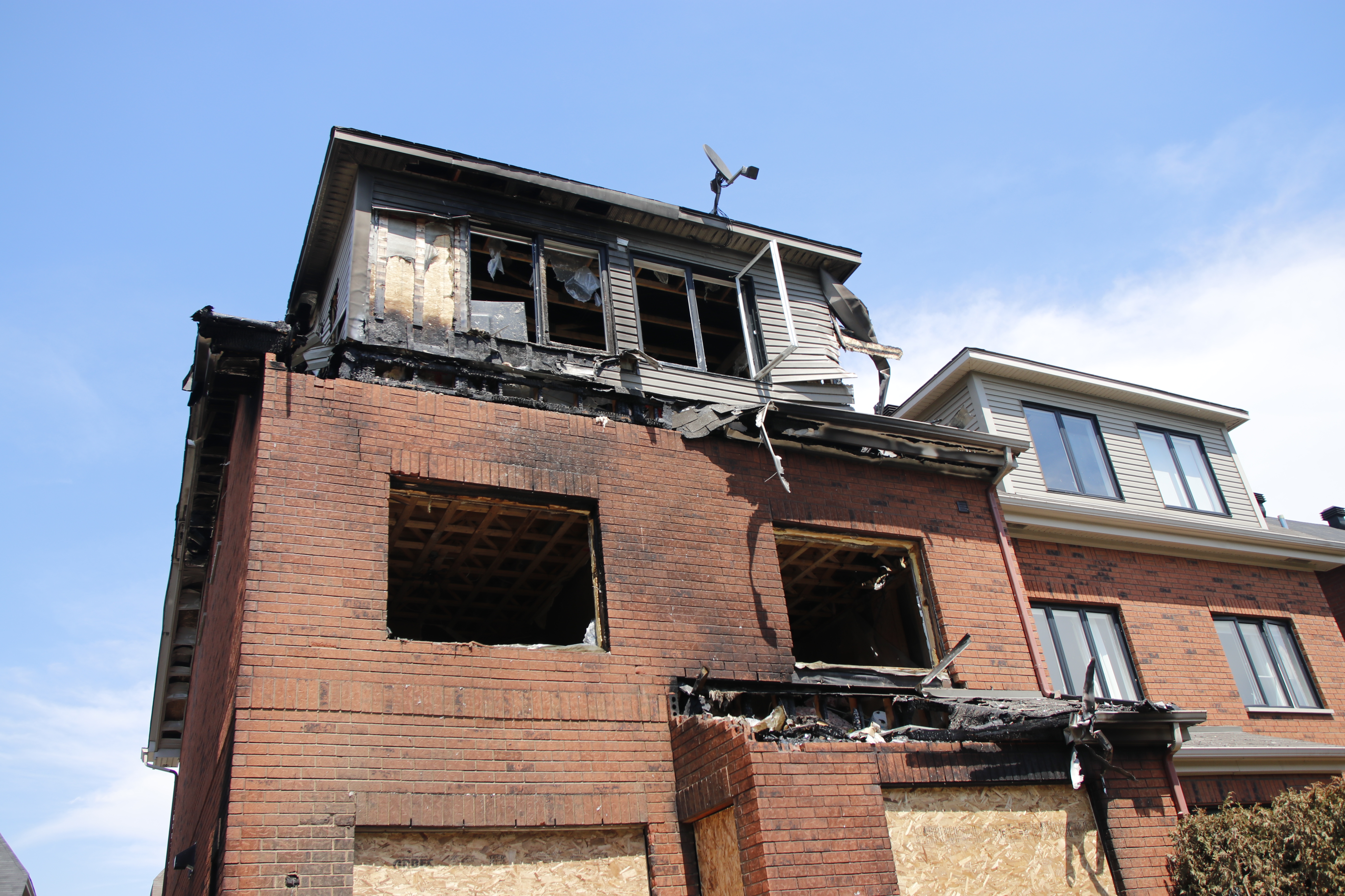 Incendie dans Bois-Franc