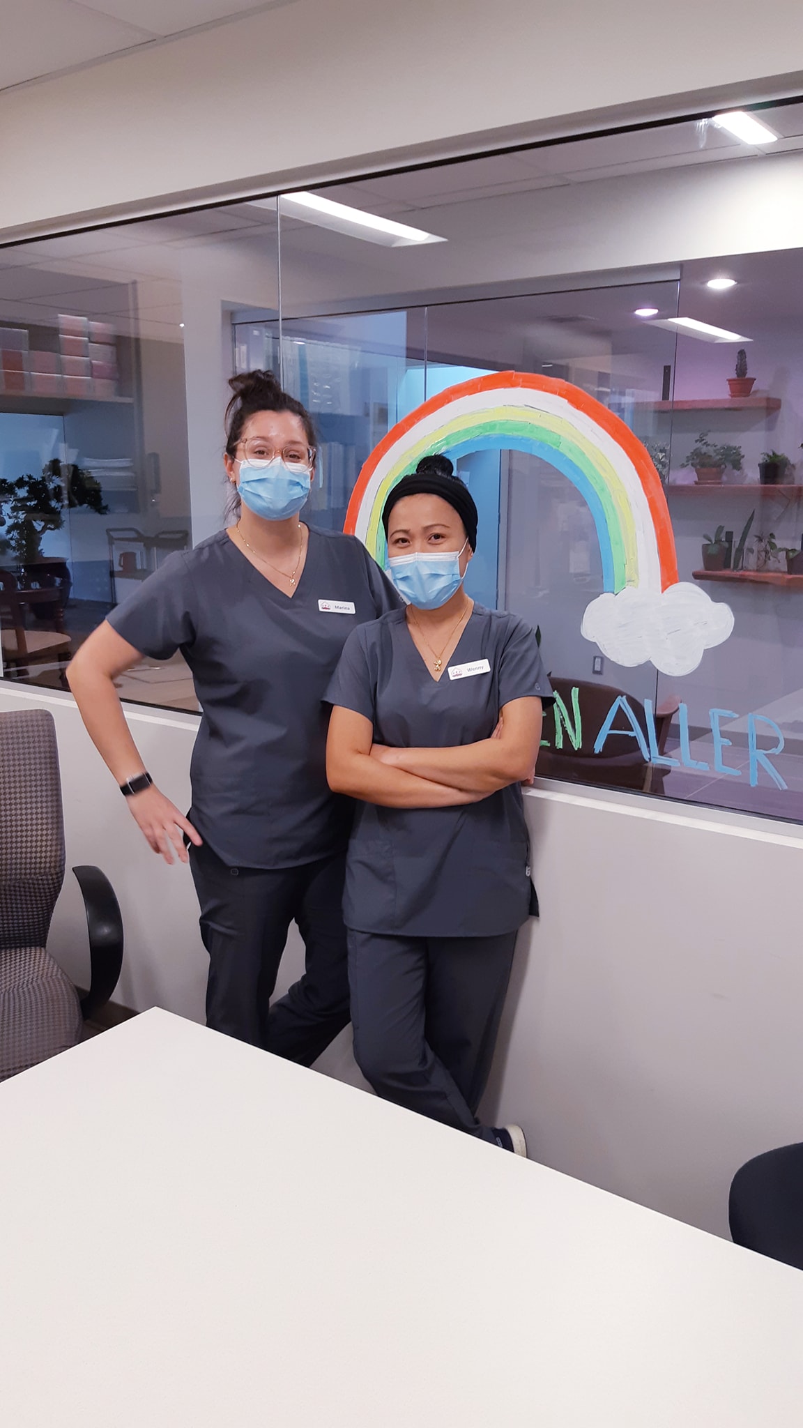 Les infirmières qui travaillent à la Résidence de soins palliatifs de l’Ouest-de-l’Île doivent suivre de nouvelles règles sanitaires afin de se protéger et éviter la propagation du coronavirus.