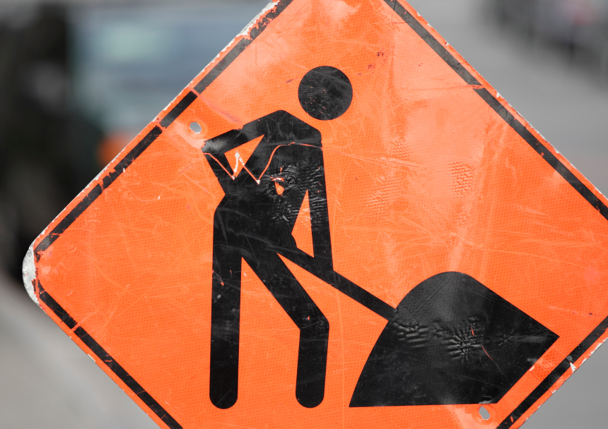 pancarte chantiers travaux