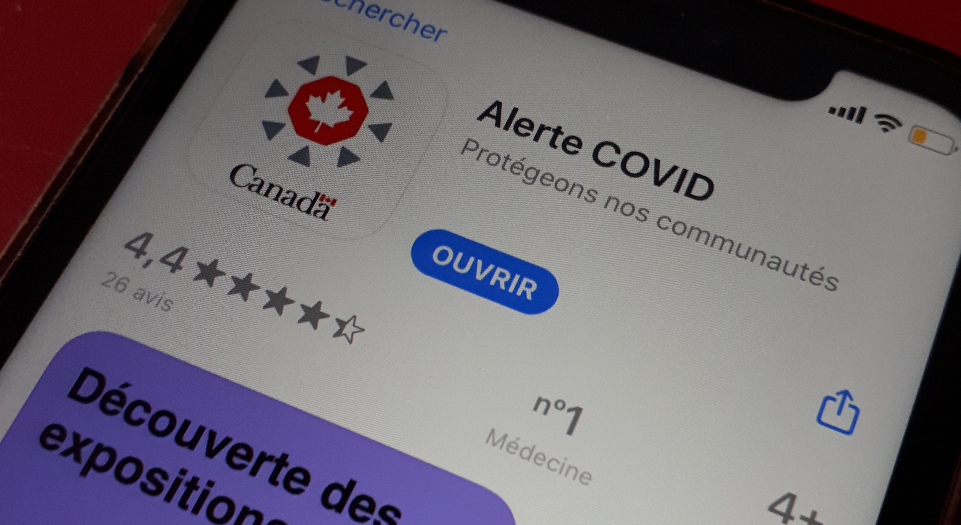 L'application de notification canadienne d'exposition à la COVID-19