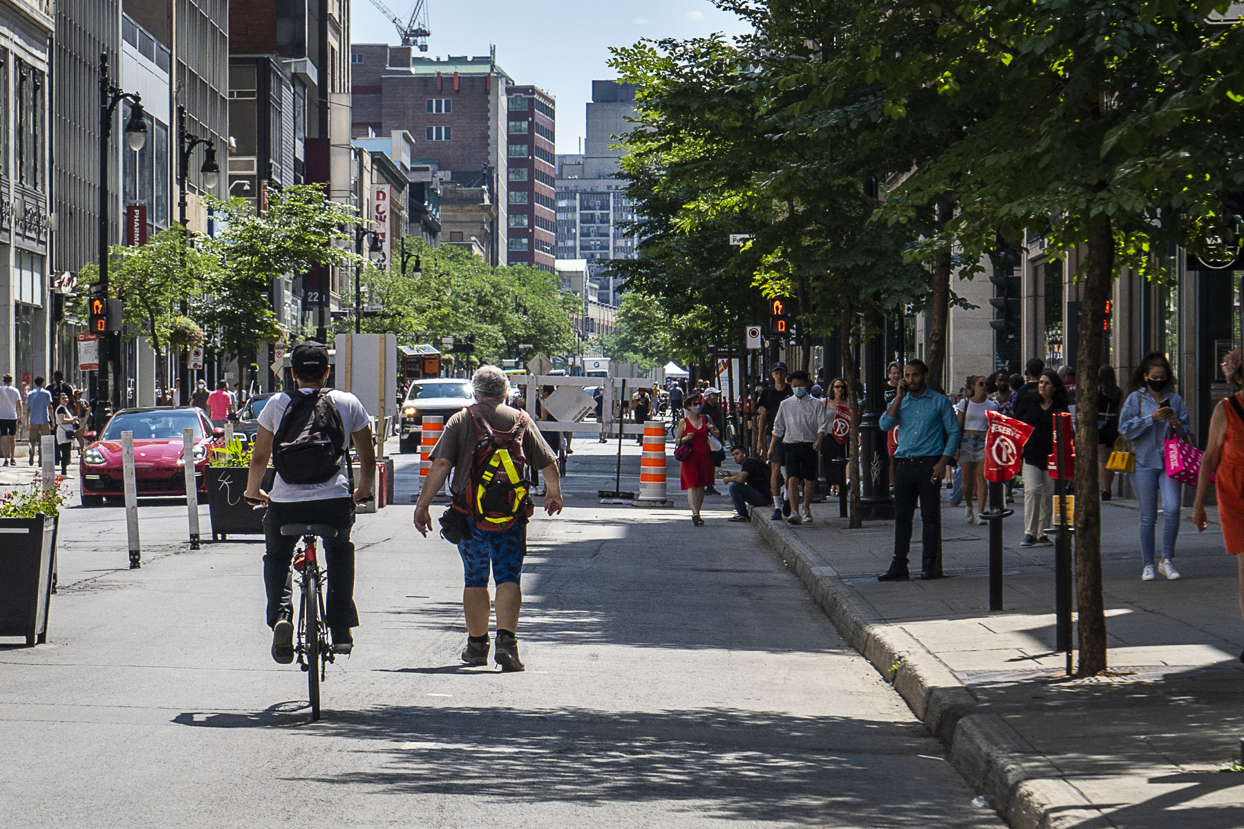 stationnement centre-ville rues piétonnes