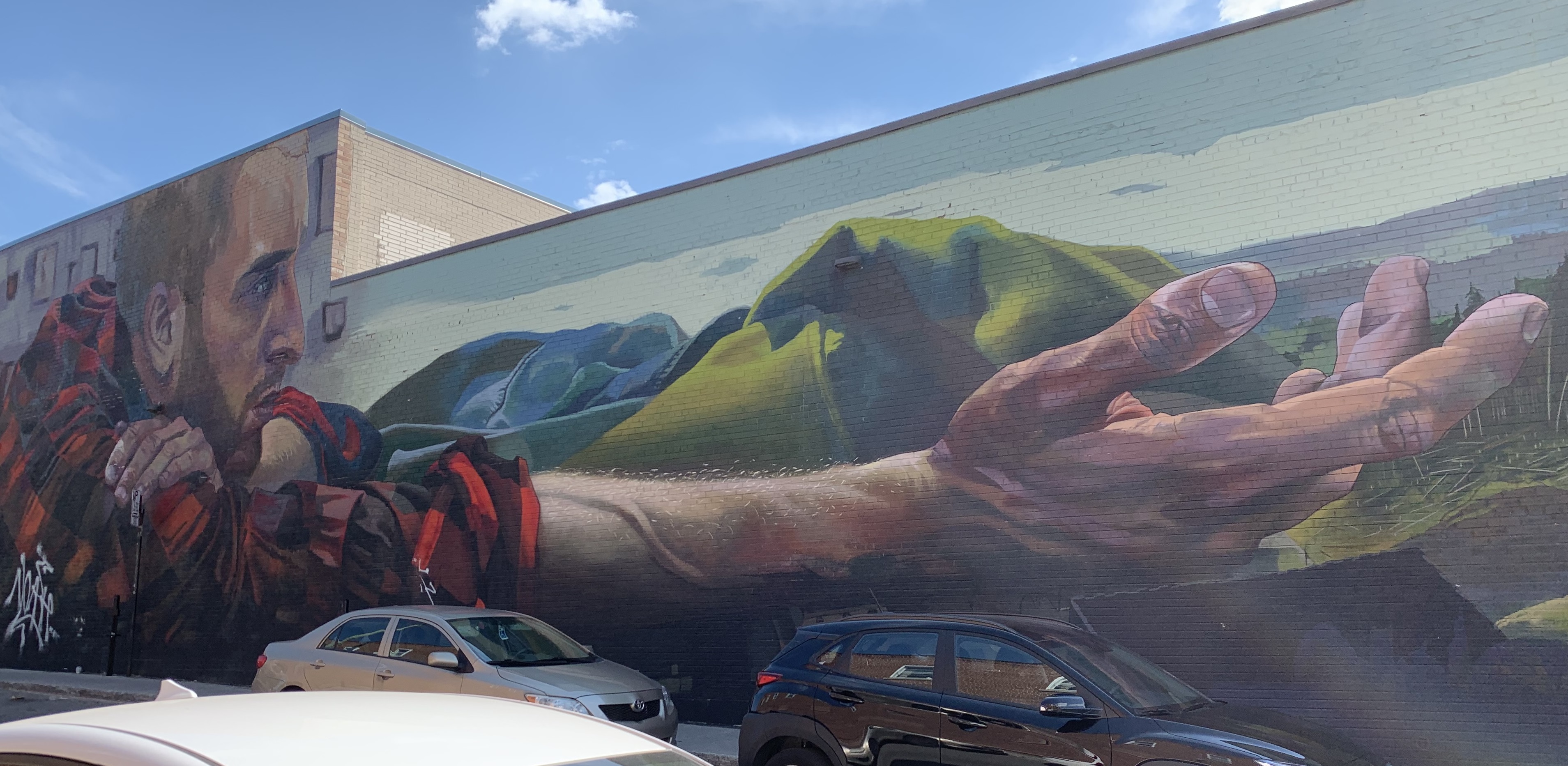 Murale près de la rue Notre-Dame-Ouest