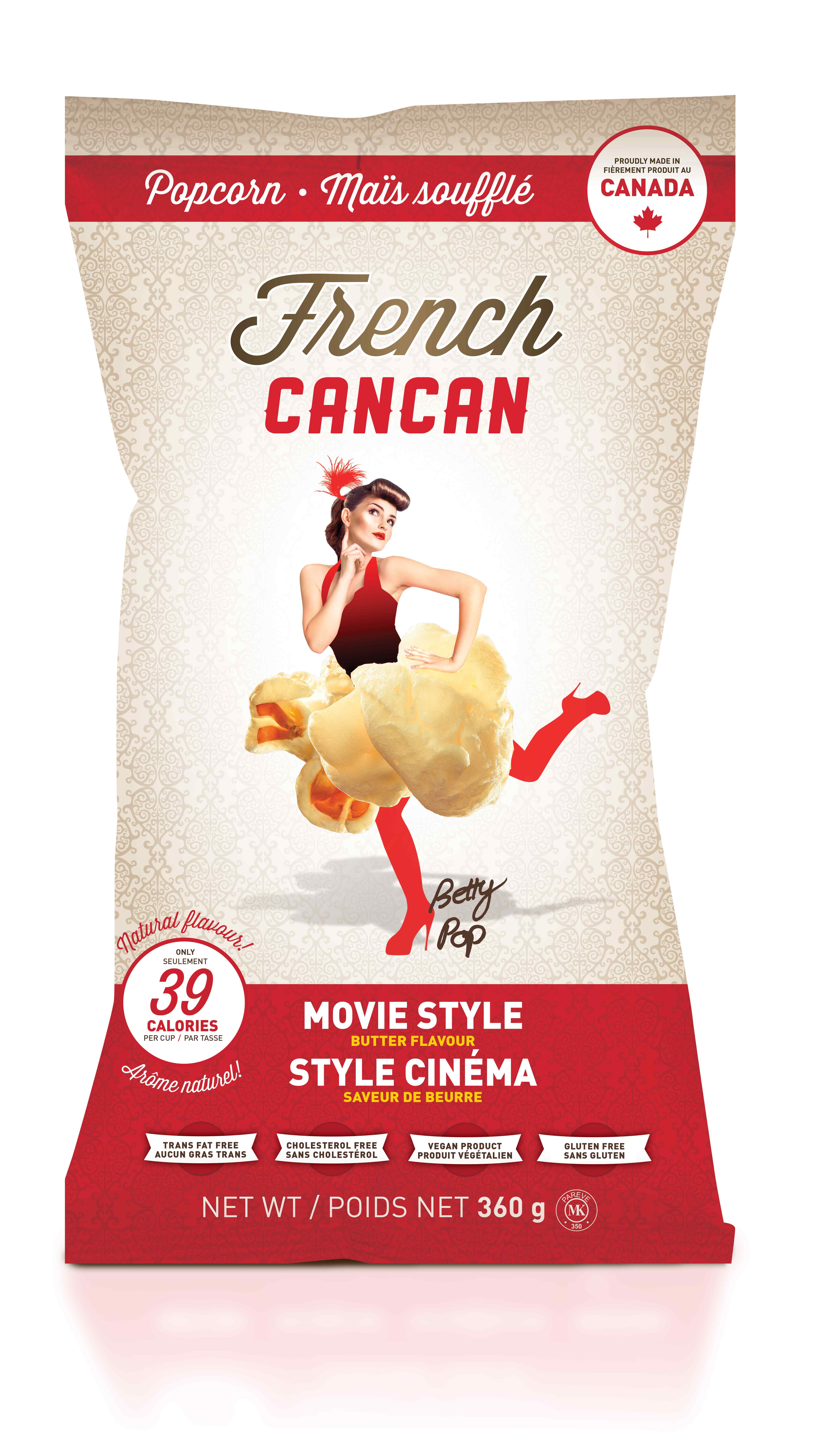 Sac de popcorn style cinéma