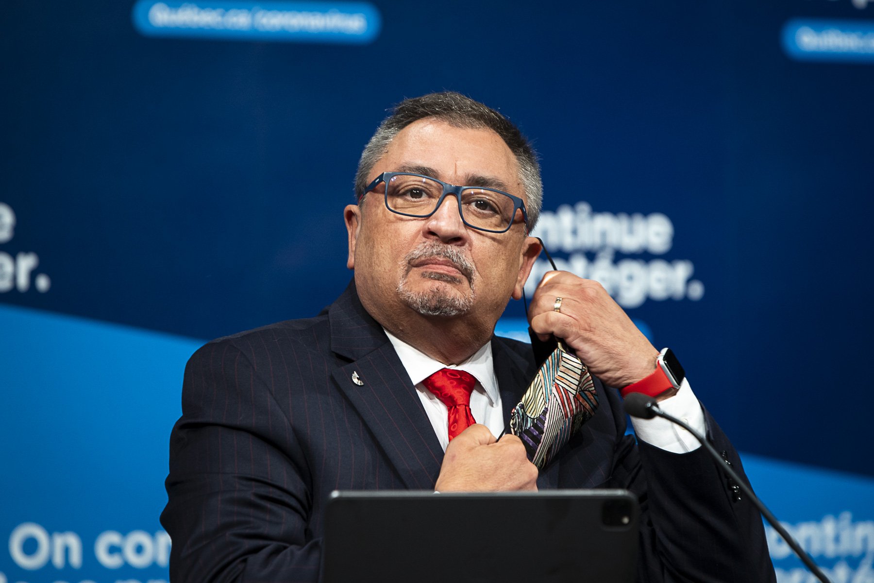 Horacio Arruda ne veut pas de deuxième vague à Montréal.