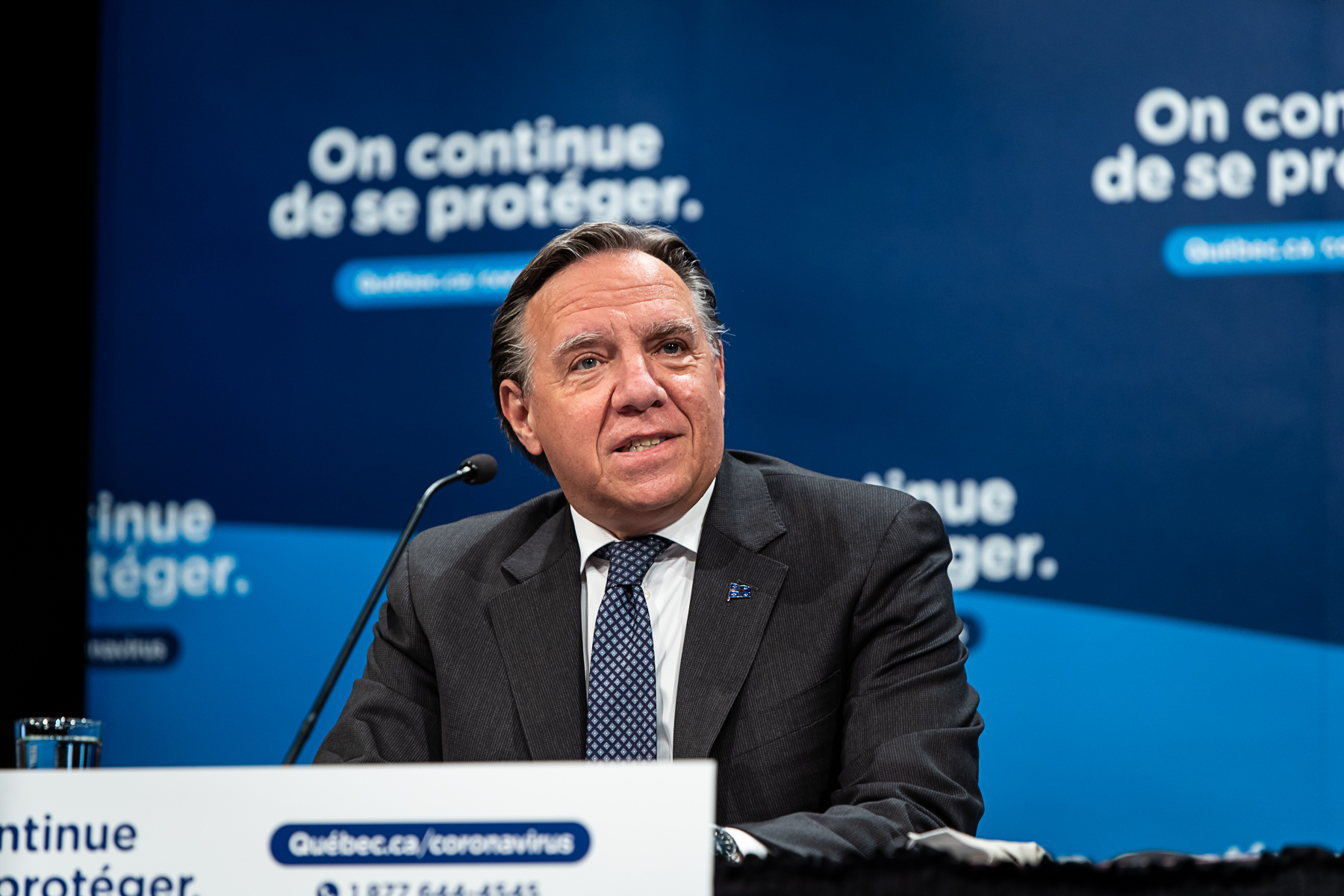 Menaces contre François Legault: la SQ annonce avoir interrogé deux hommes
