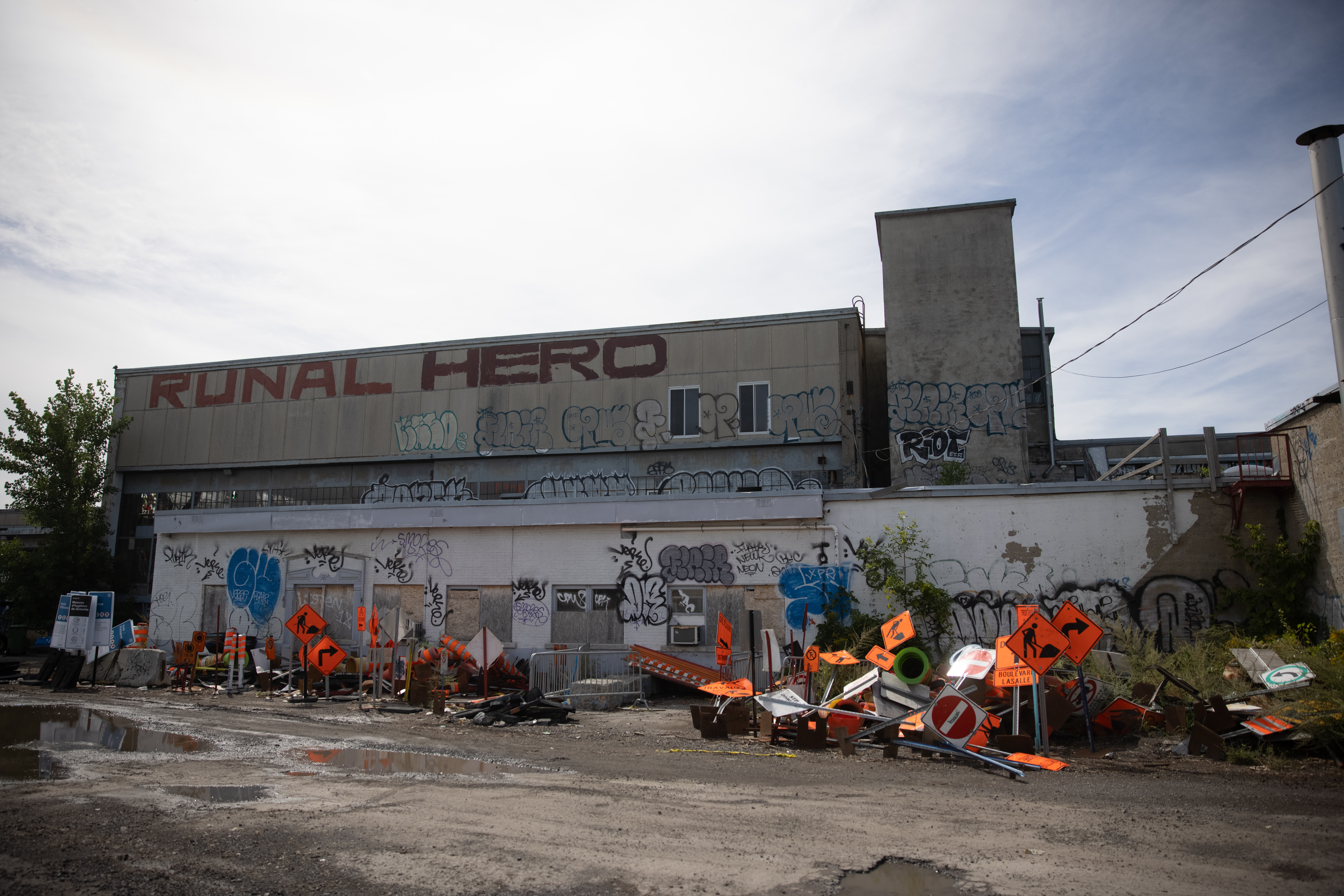 Site du 4000 rue Saint-Patrick à Montréal.
