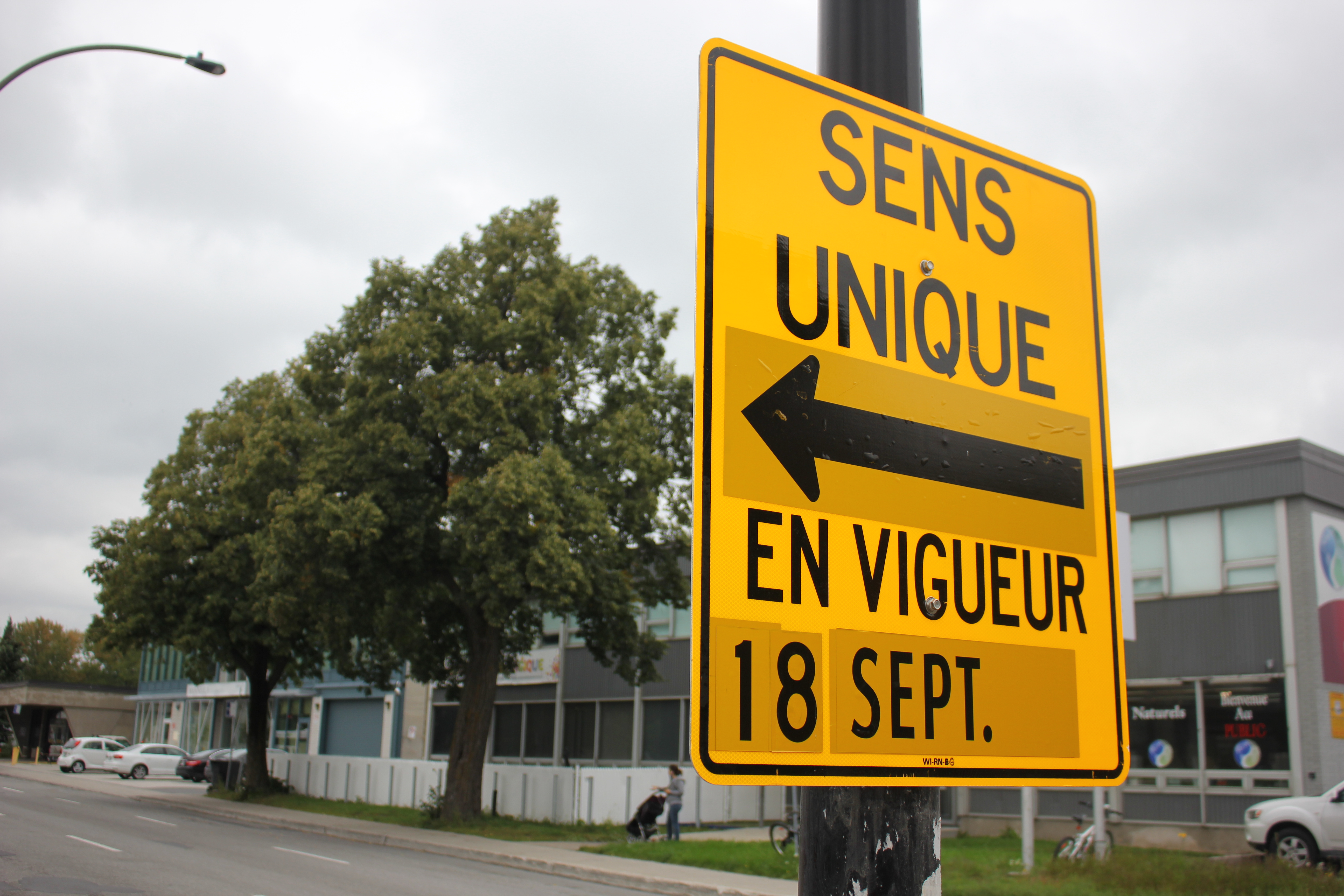 La rue de Marseille deviendra sens unique pour y implanter des voies cyclables bidirectionnelles.