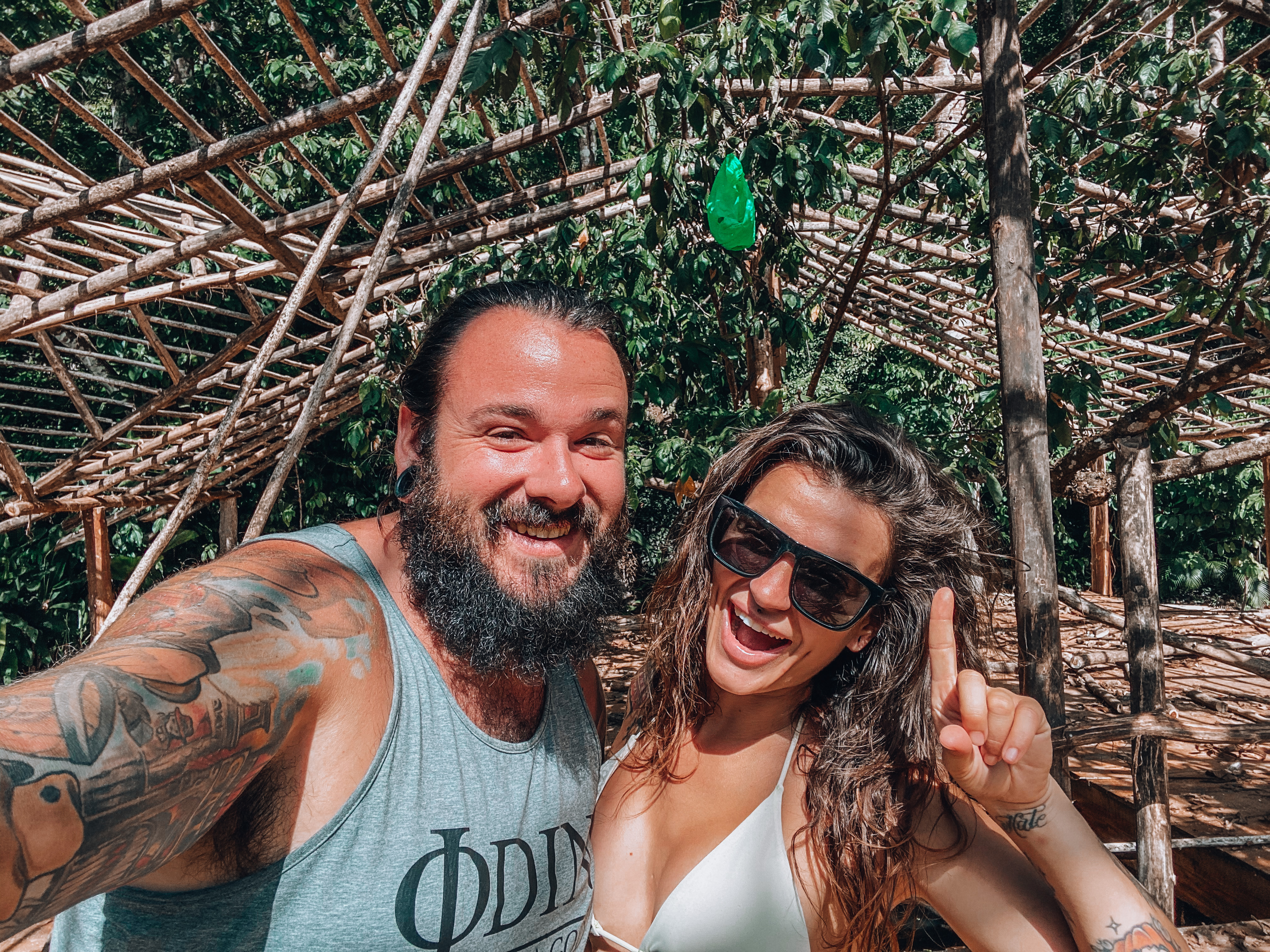 Le couple Nick Leger et Alie Bragz en République dominicaine