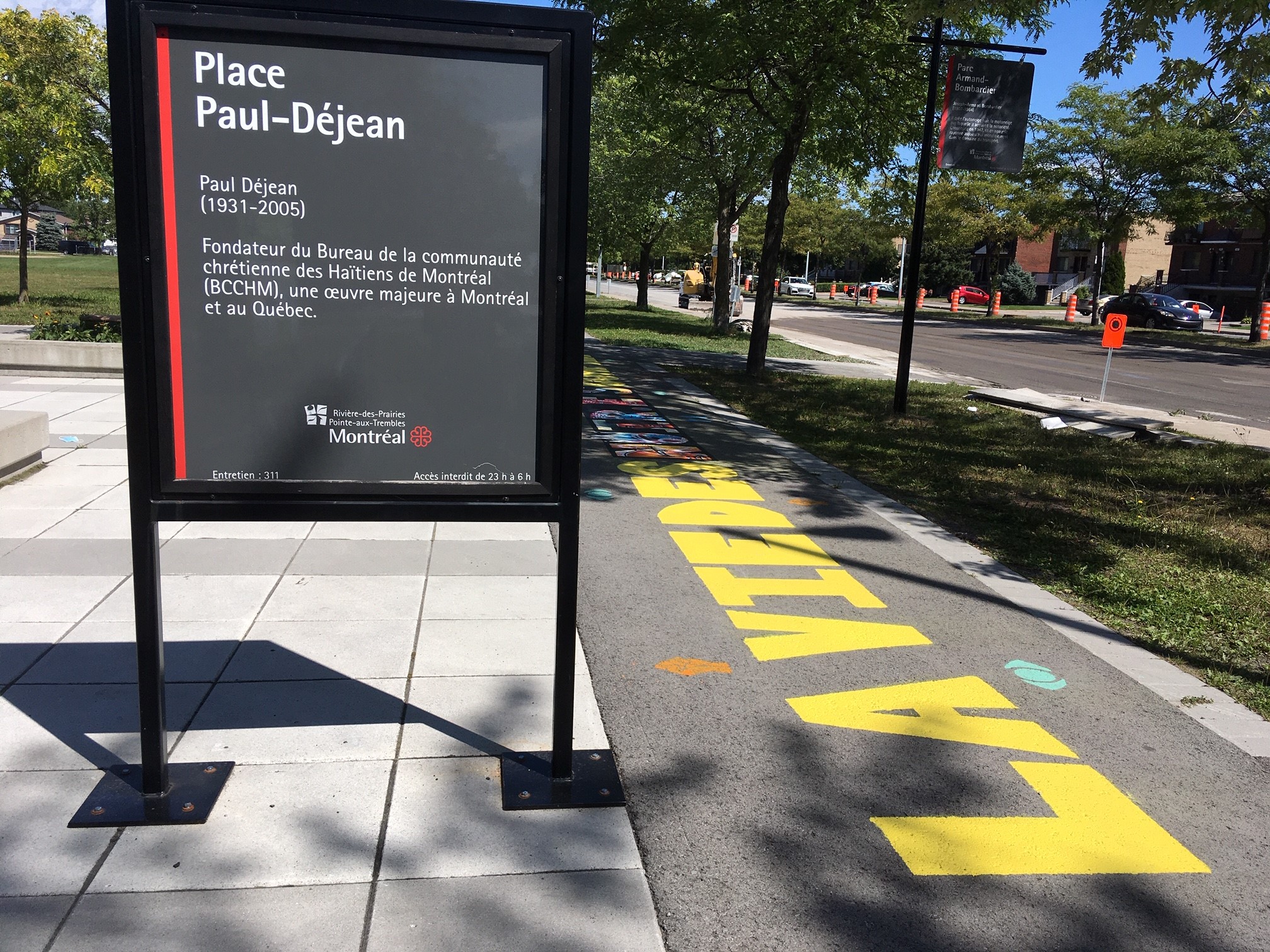 Les fresques Black Lives Matter resteront à RDP