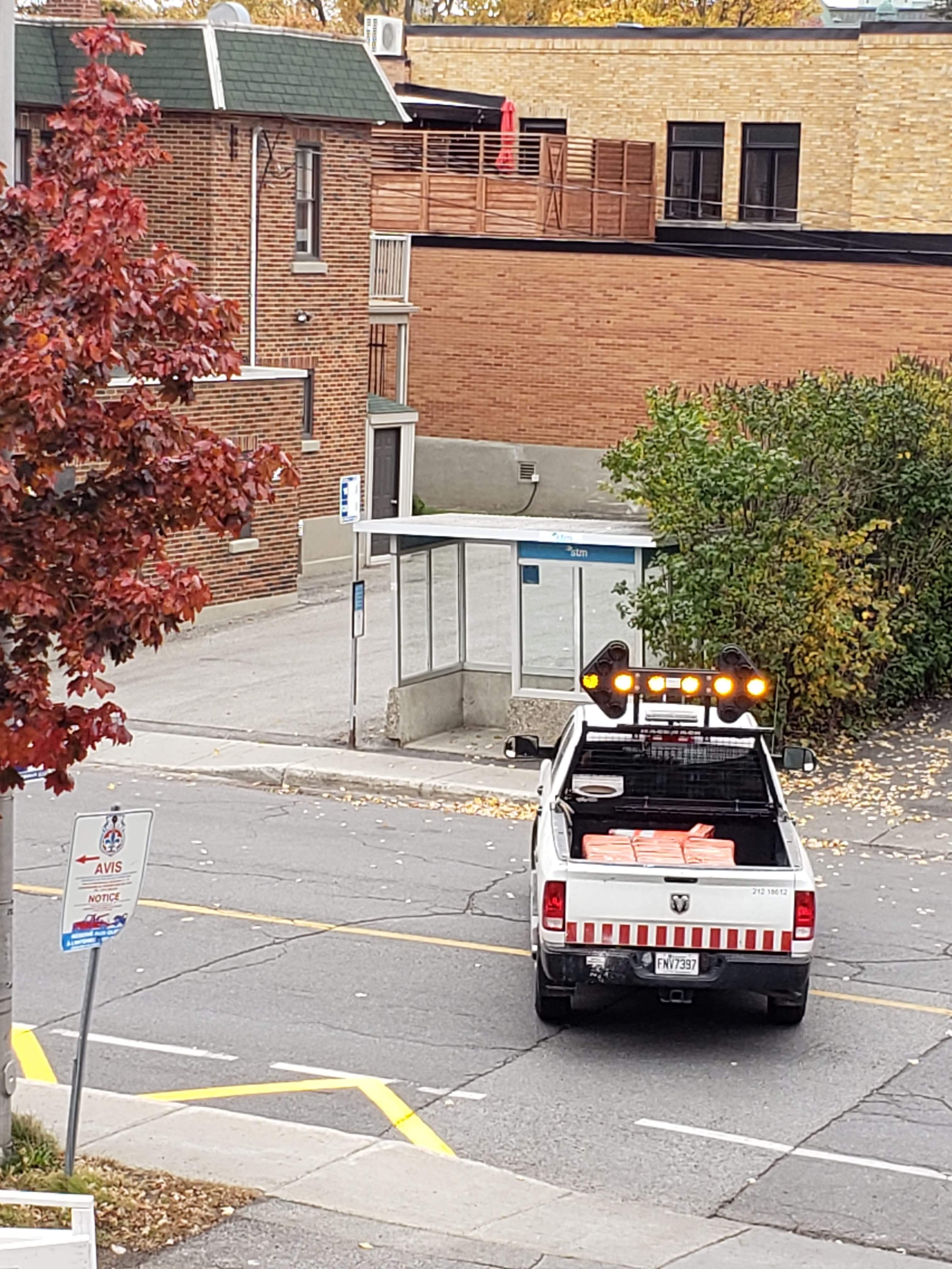 Camion de la Ville de Montréal