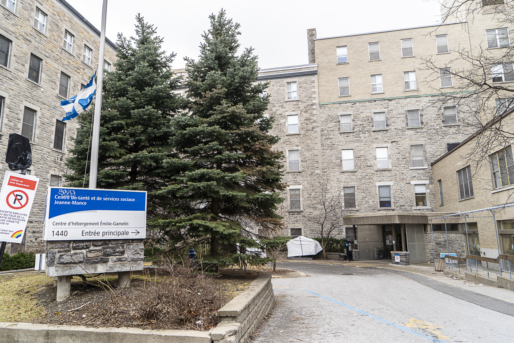 Le Centre d'hébergement Émilie-Gamelin, dans Ville-Marie