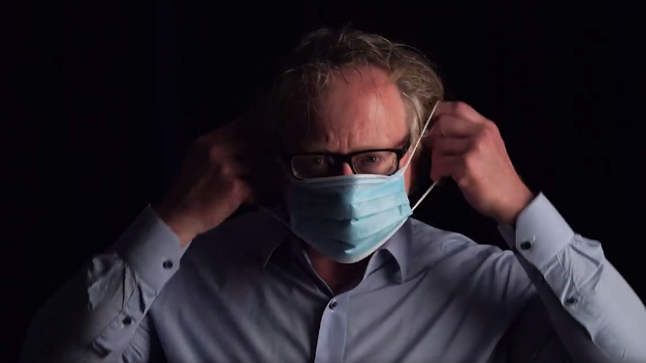 Le Dr David Lussier, résident de Verdun, a participé à la campagne de sensibilisation. 