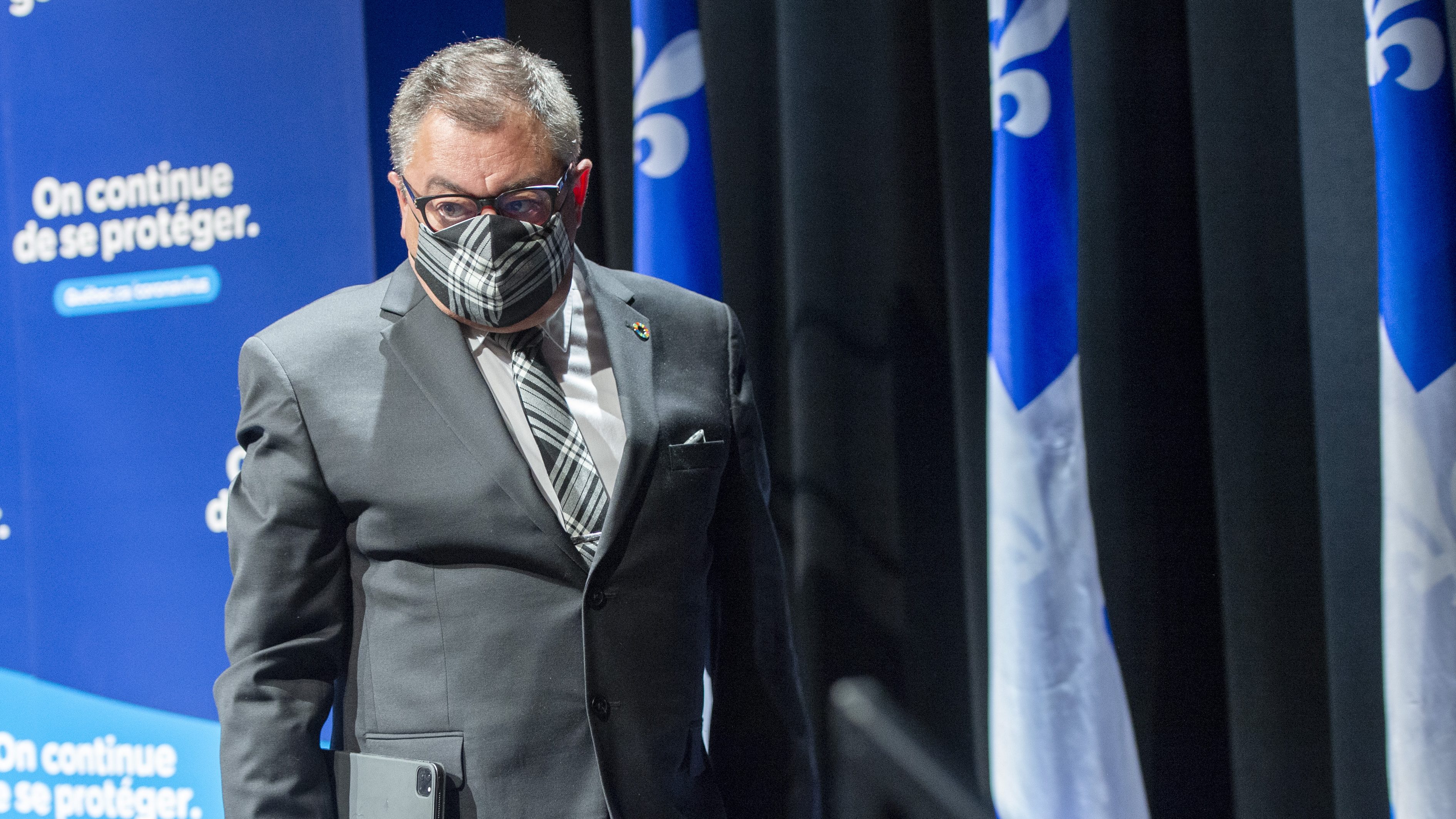 Horacio Arruda, directeur national de santé publique