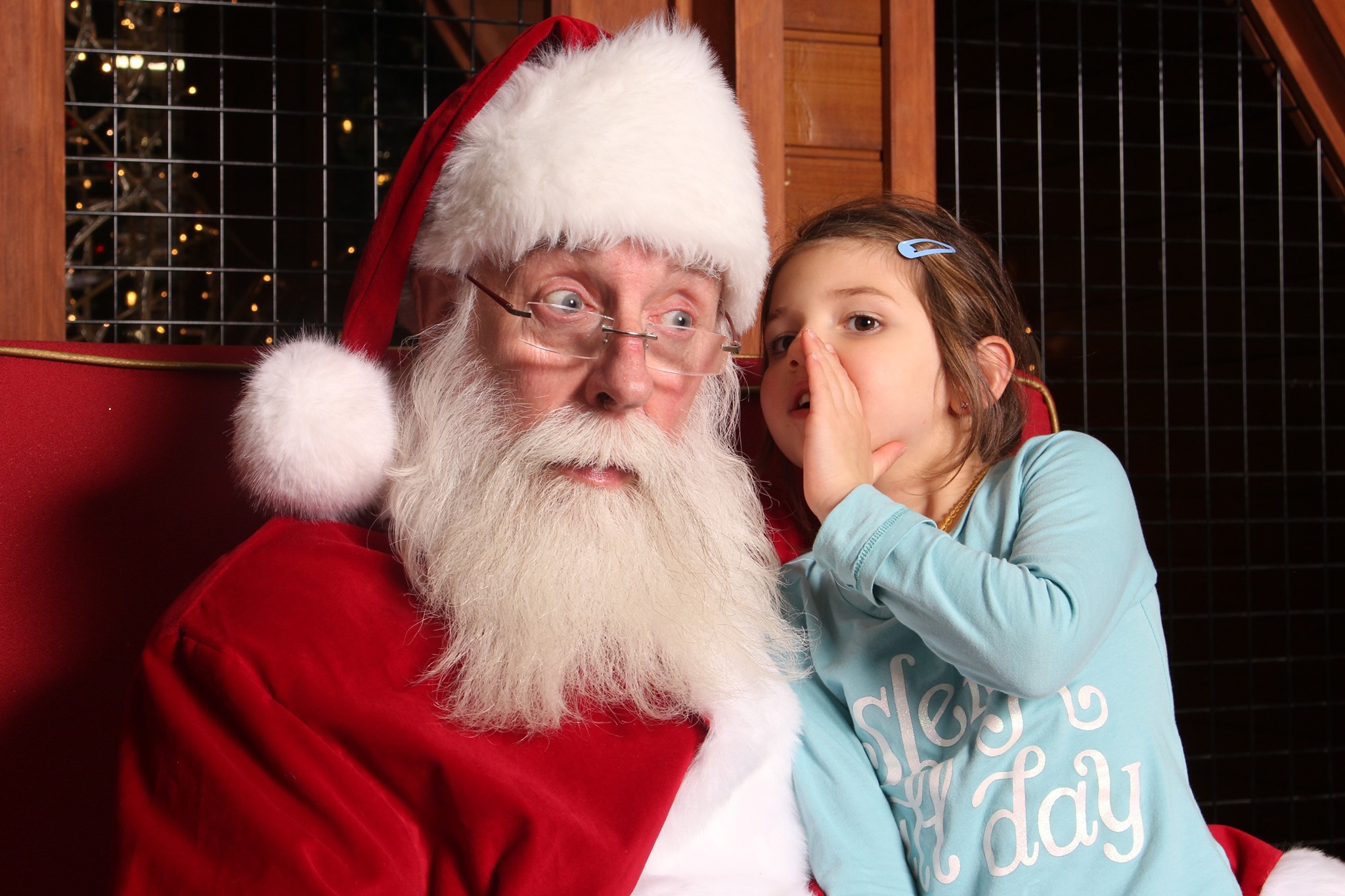 Père Noël et enfant