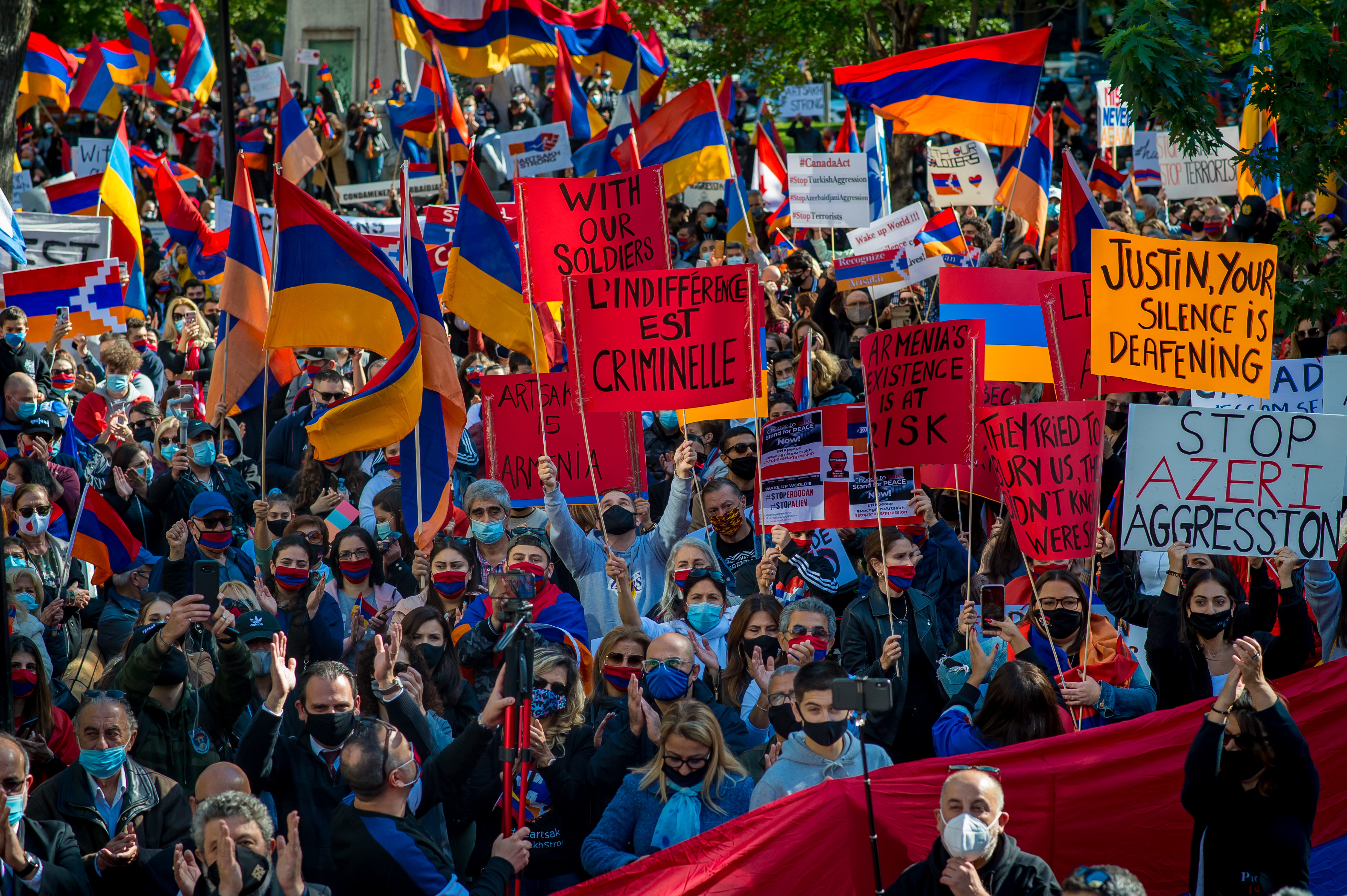 Manif de la communauté